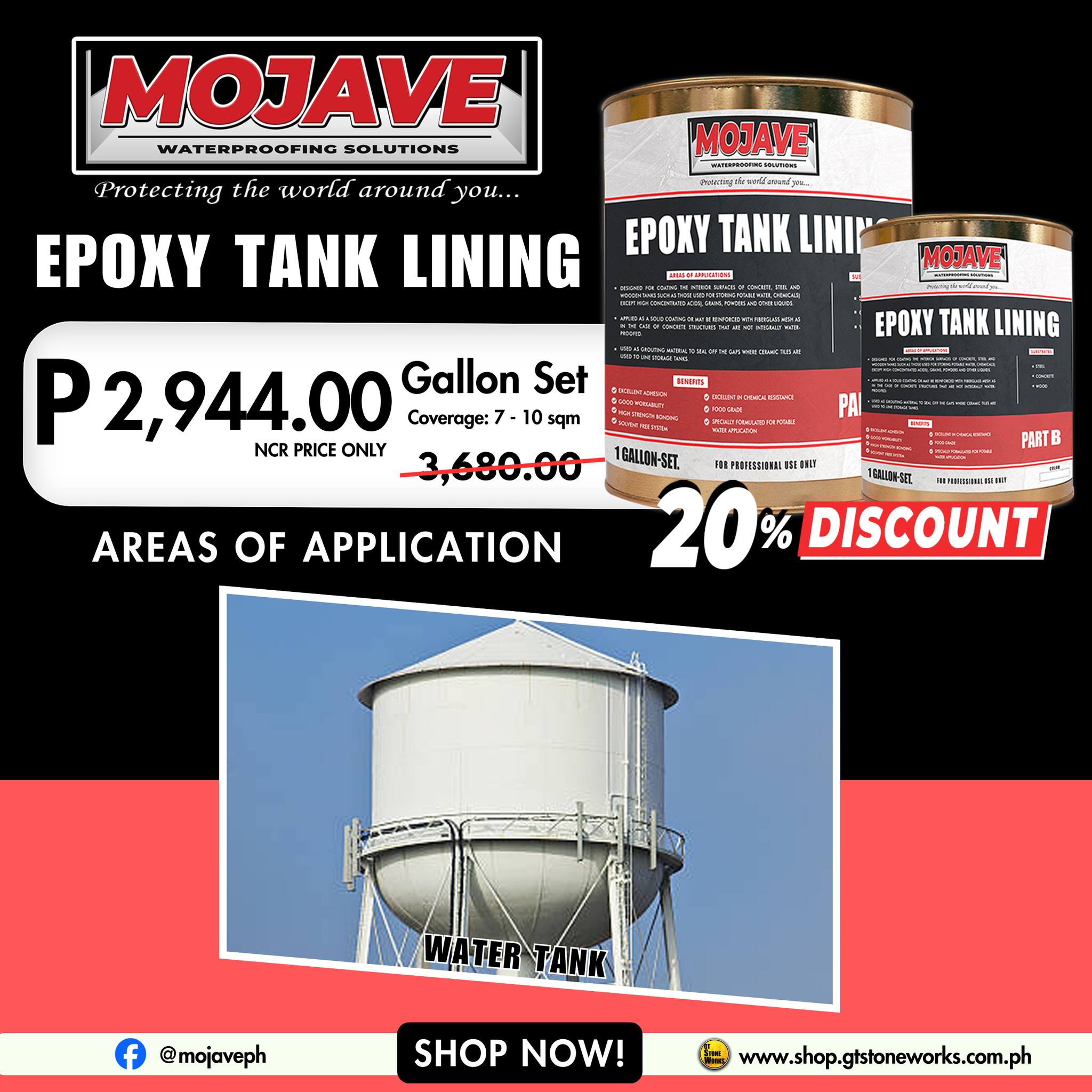 Mojave - 💧 Epoxy Tank Lining – Premium Coating for Water Tanks Safe ...