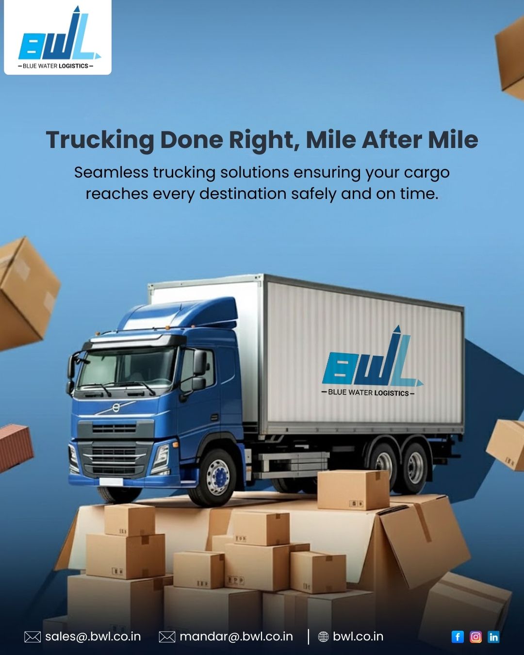 Trusted trucking services that keep... - Blue Water Logistics | Facebook