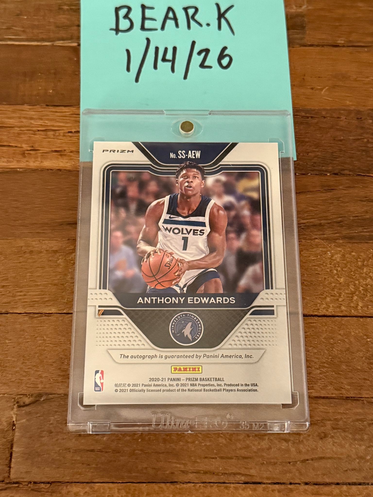 Anthony Edwards Prizm Red Choice Rookie Auto ??
