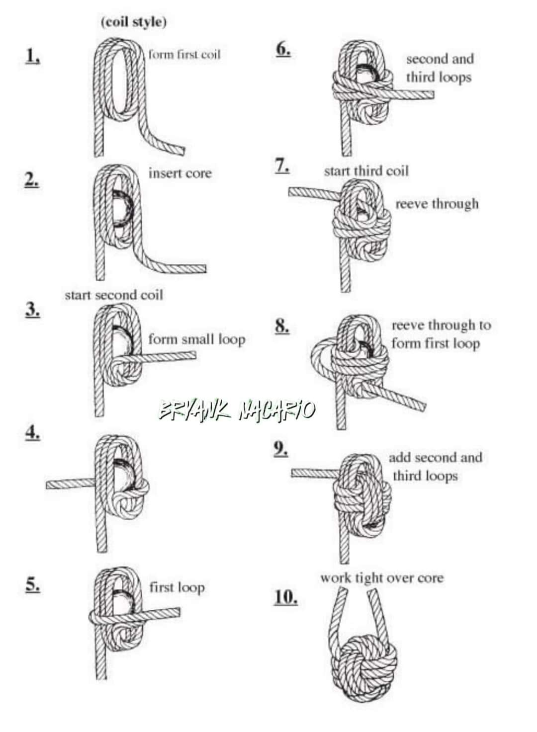 Making monkey fist curtain tie backs with 8mm cord