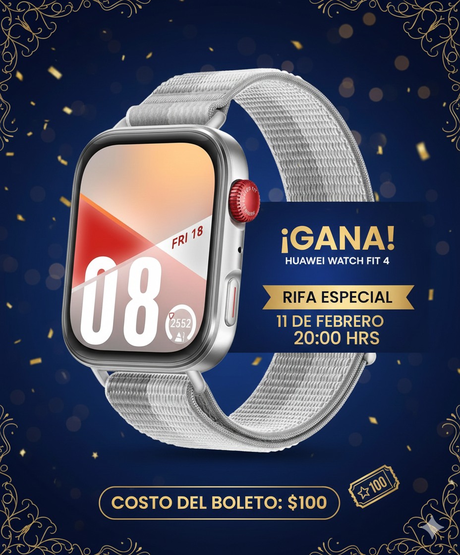 RIFA POR RELOJ HUAWEII