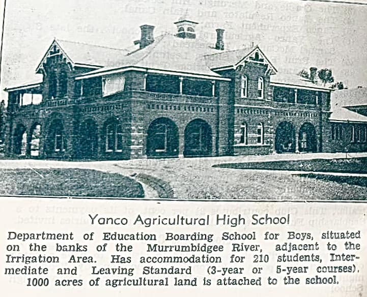 Lost - YANCO AGRICULTURAL HIGH SCHOOL 20mins west of Narrandera on the ...