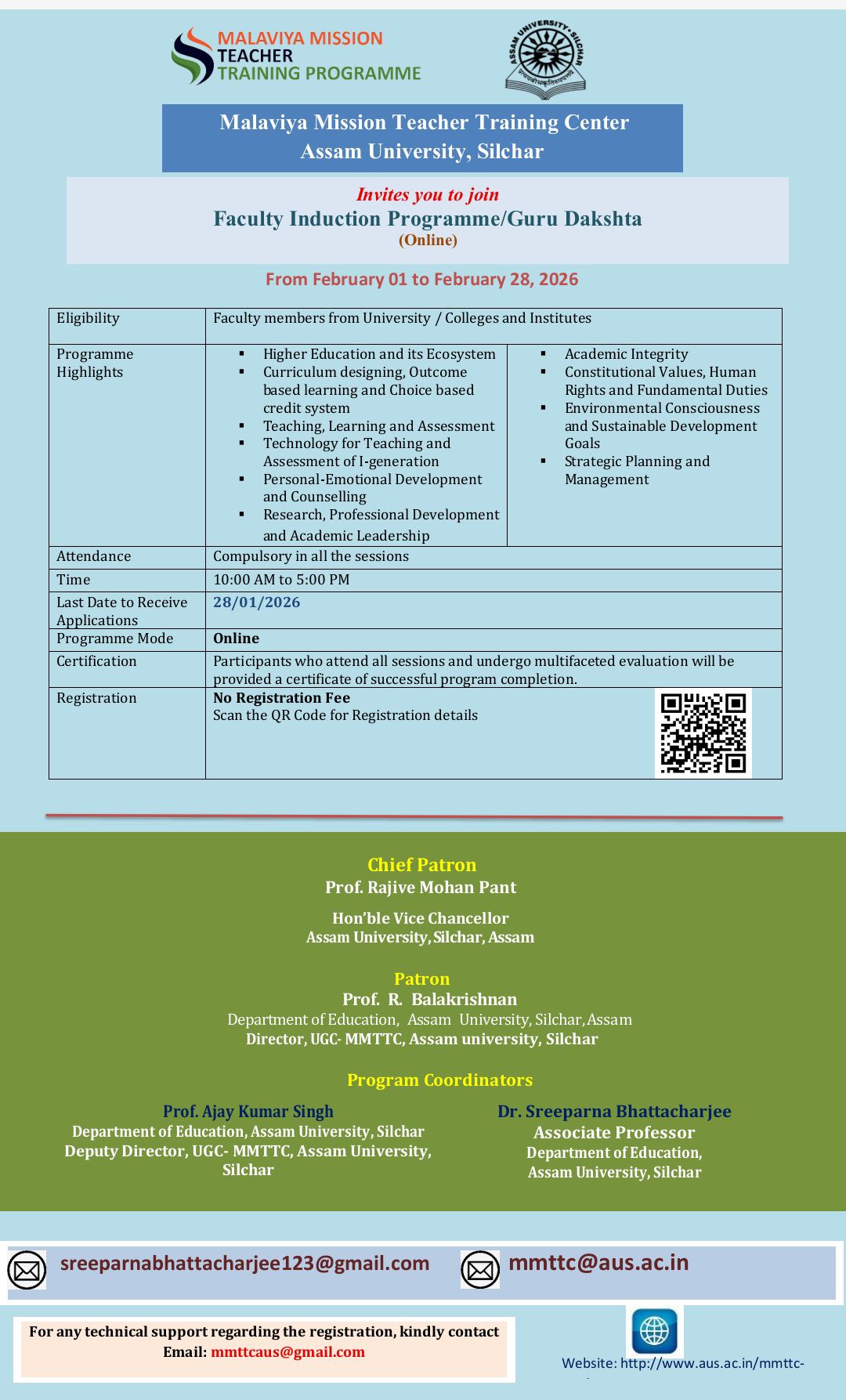Bibliophile - 📢 Faculty Induction Programme (Guru Dakshata) – 2026 🎓 An ...