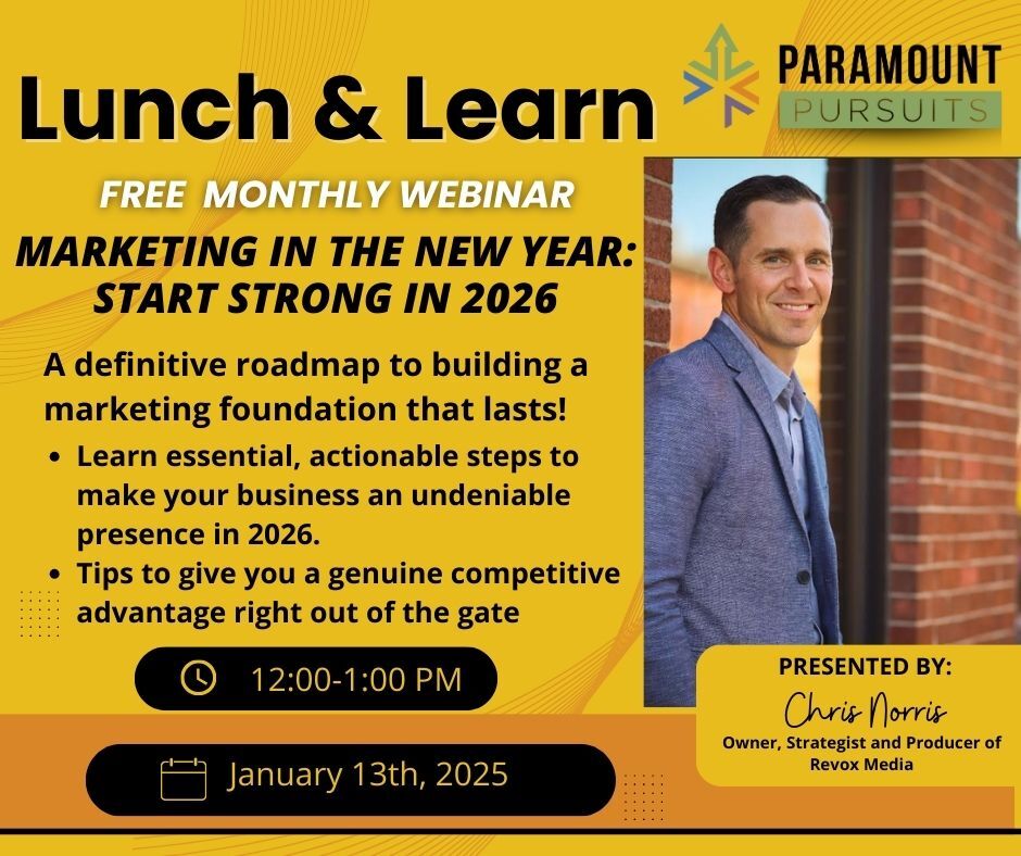 Paramount - 🚀 Marketing Foundations for 2026 🚀 If you want 2026 to be ...