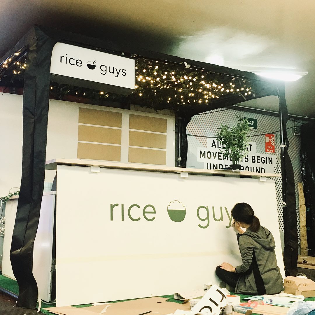 Rice Guys - The making of our Old Street Station stall 🔨🔧...