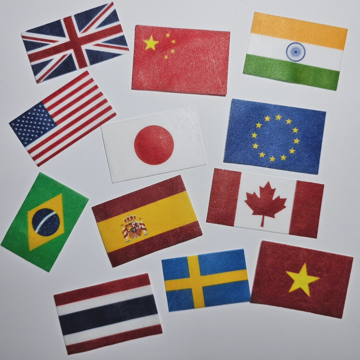 All edible #national #flags... - Edible Prints by Bakeworks