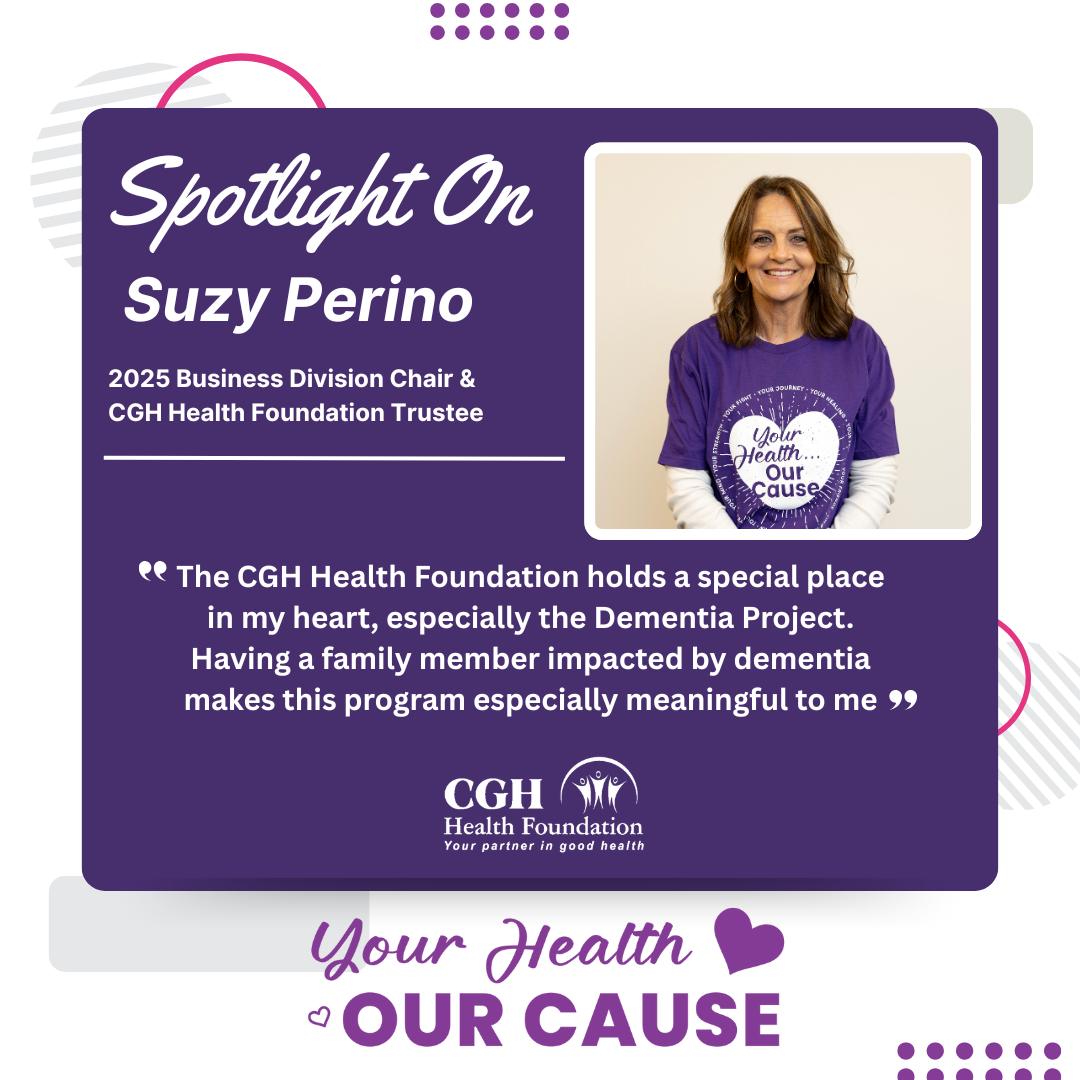 CGH - Today we’re shining the spotlight on Suzy Perino, our 2025 ...