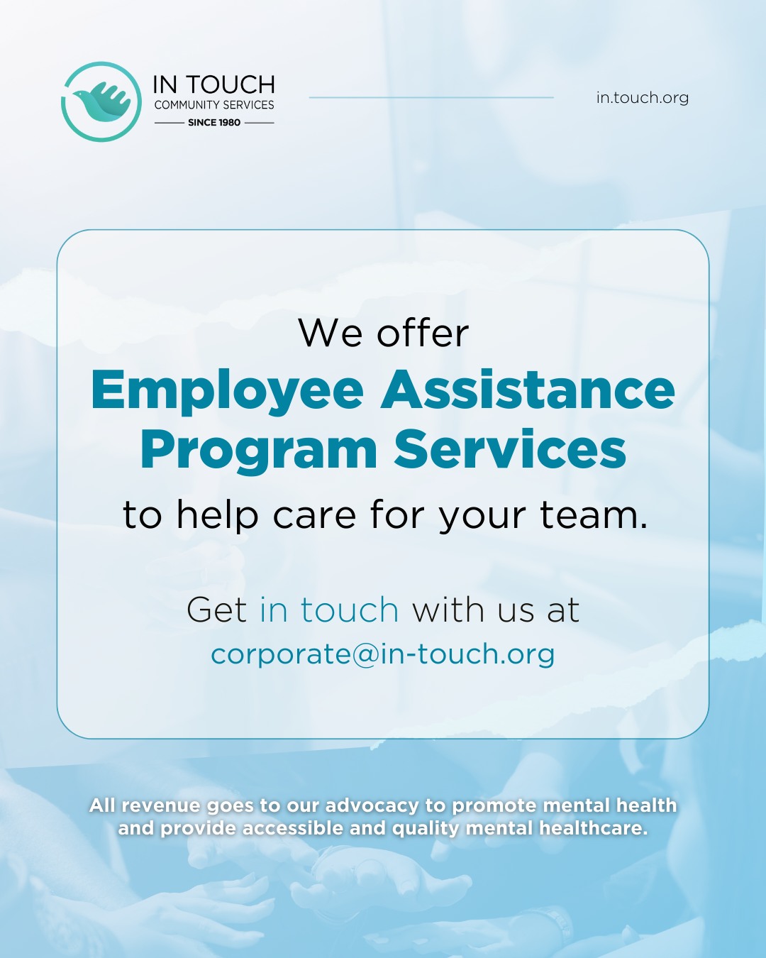 In - 🕊️ In Touch Community Services is a trusted partner for Employee ...