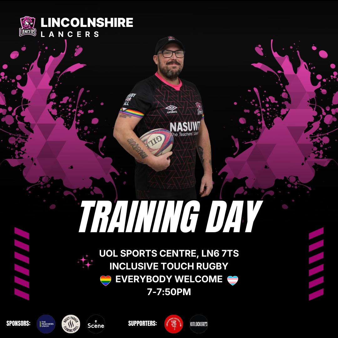 🏳️‍🌈🏉IT'S TRAINING DAY! 🏉🏳️‍🌈... - Lincolnshire Lancers RUFC | Facebook
