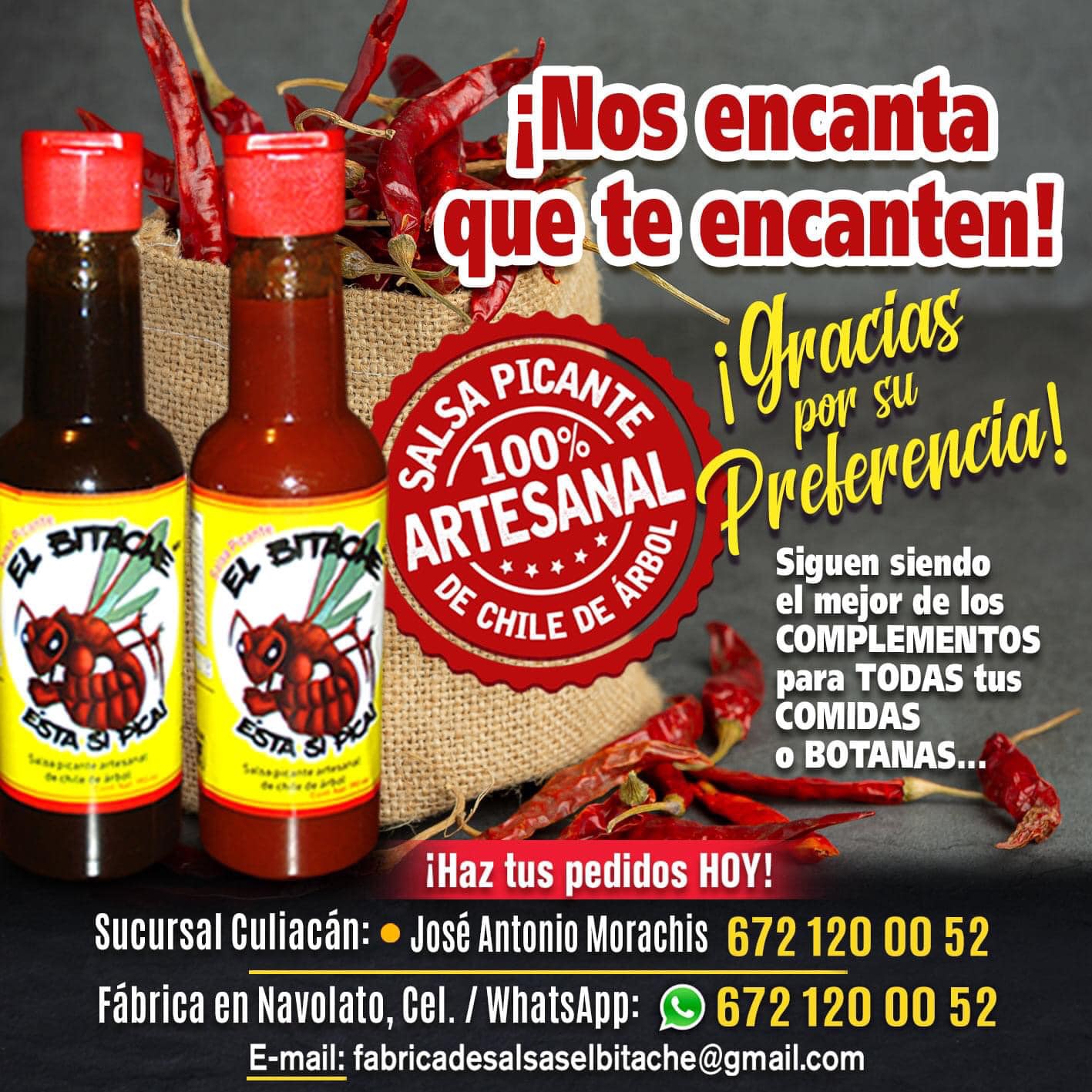 Fábrica de salsas El Bitache | Navolato