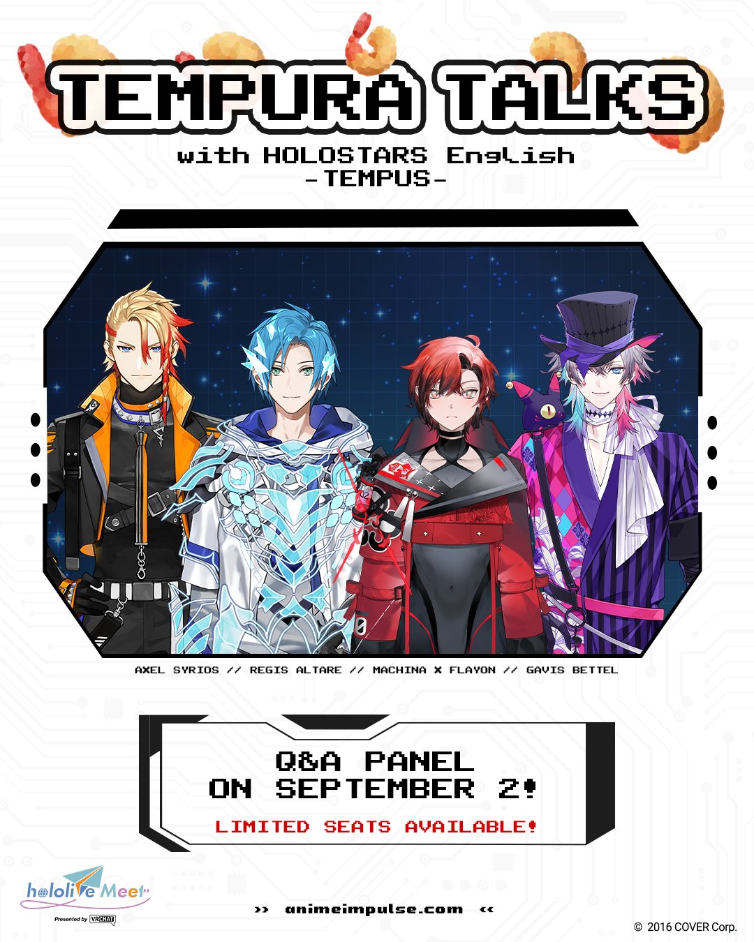 ANIME Impulse - ⭐️ PANEL UPDATE 🍤 To our ticket holding... | Facebook