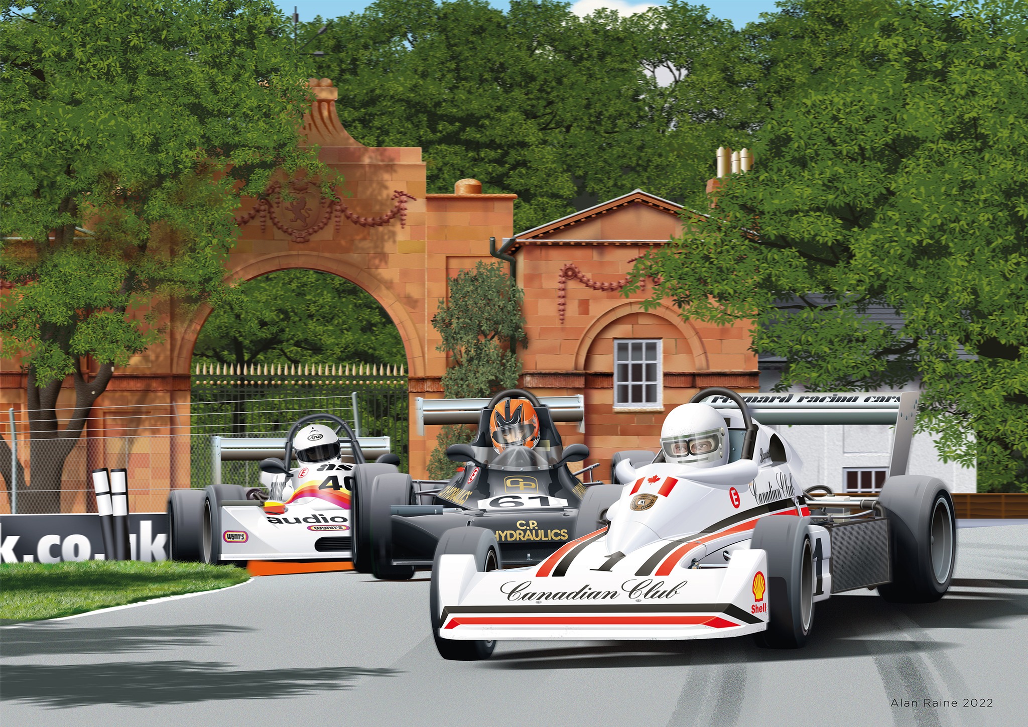 JACKSON AUDIO “BROKEN ARROW” Tim Jones racing Reynard SF86 at Oulton Park