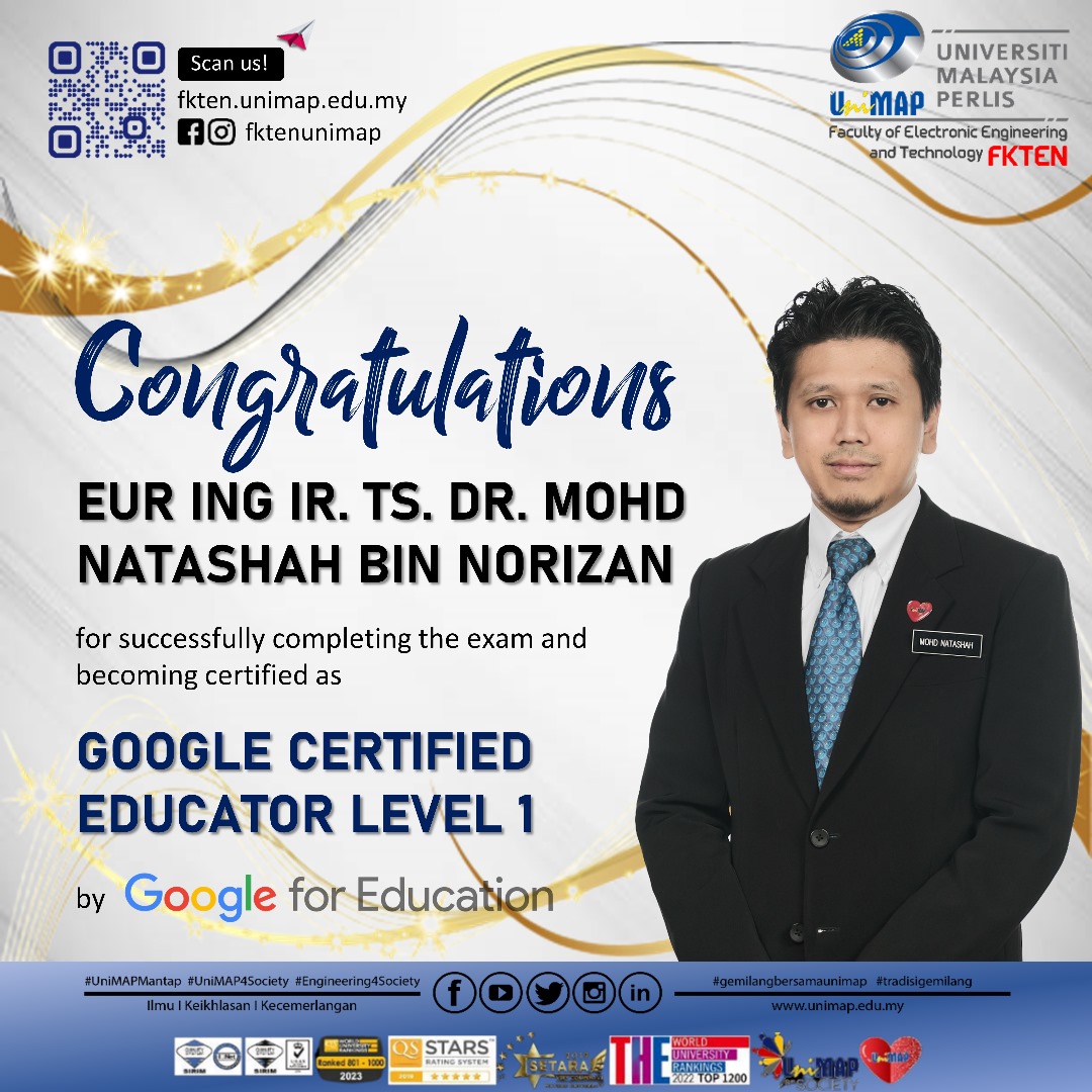 🎉... - Fakulti Kejuruteraan dan Teknologi Elektronik Unimap | Facebook