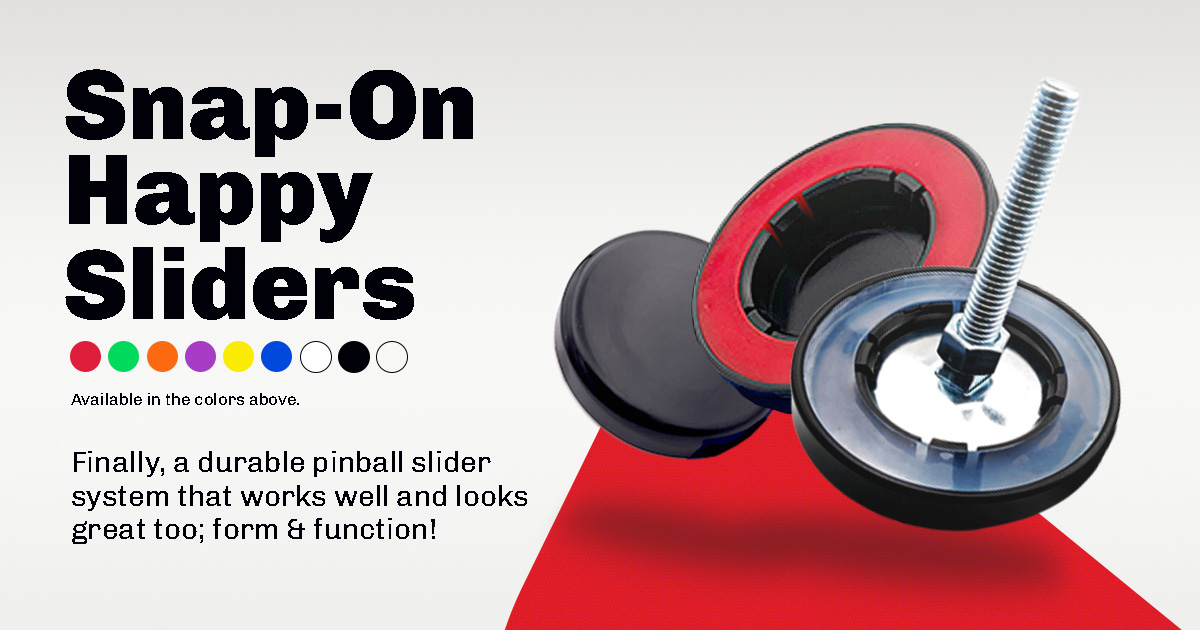 Pinball Life - Happy Sliders™ have arrived! These stylish... | Facebook