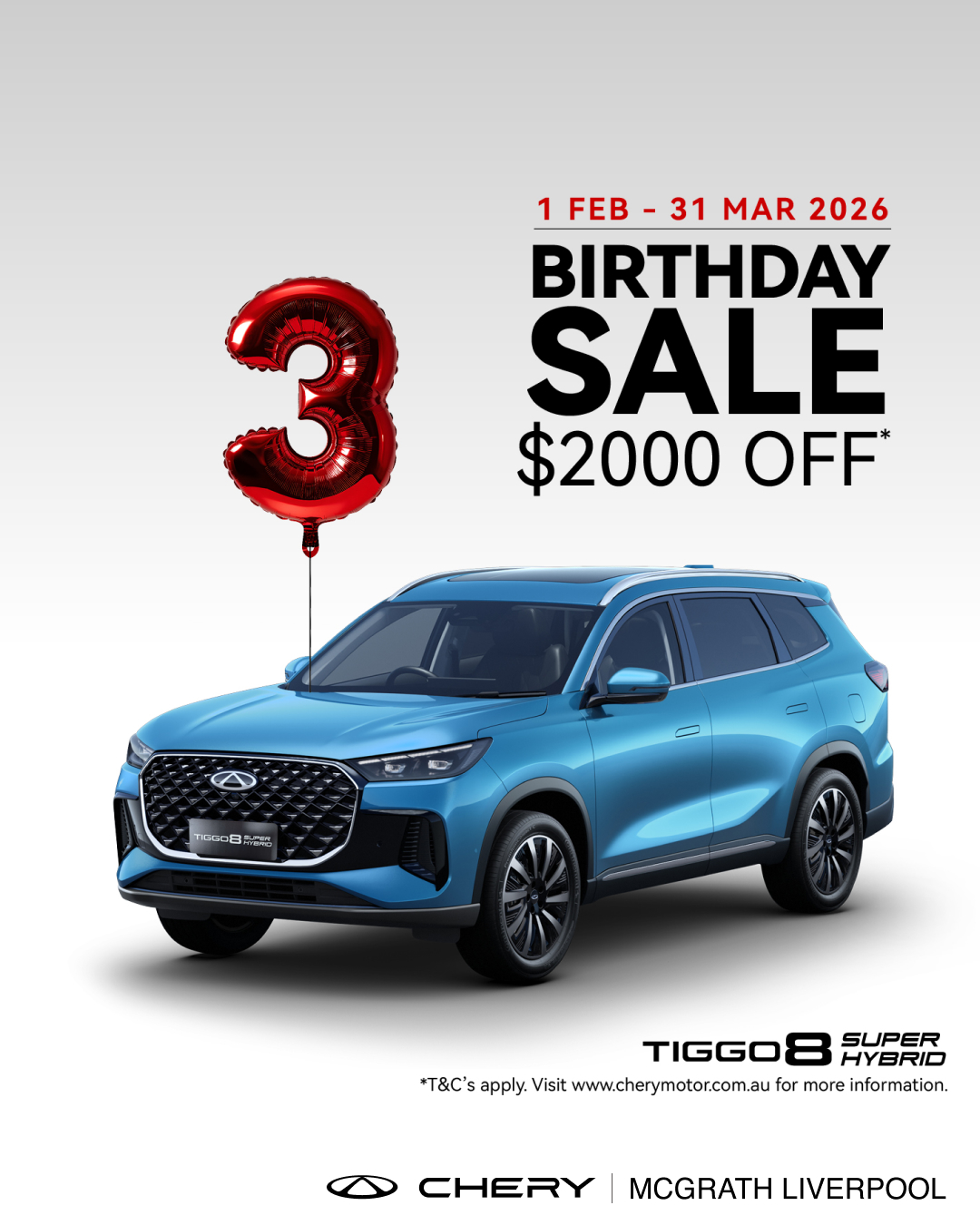 It's Chery's birthday… but you get the gift 🎁 For a limited time