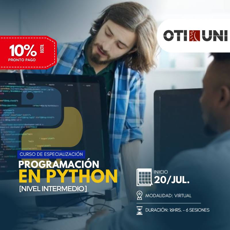 CTIC - Curso de especialización en Programación en Python - Nivel ...