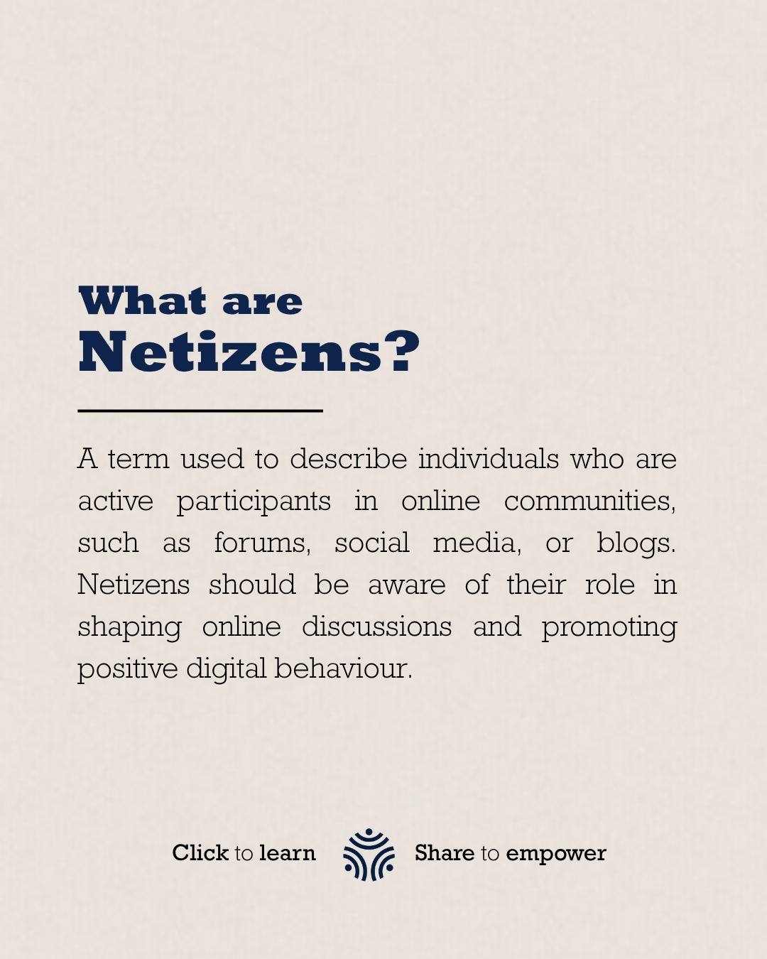 🌐 Netizens: Online citizens A... - Youth Democracy Cohort | Facebook