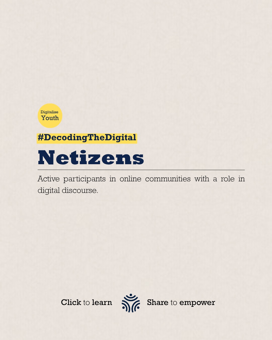 🌐 Netizens: Online citizens A... - Youth Democracy Cohort | Facebook