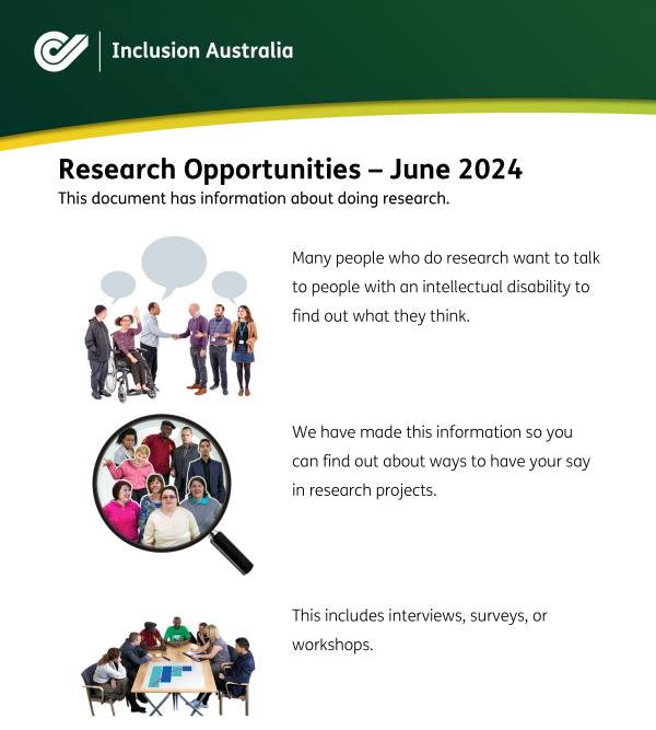 We have a new research bulletin with... - Inclusion Australia | Facebook