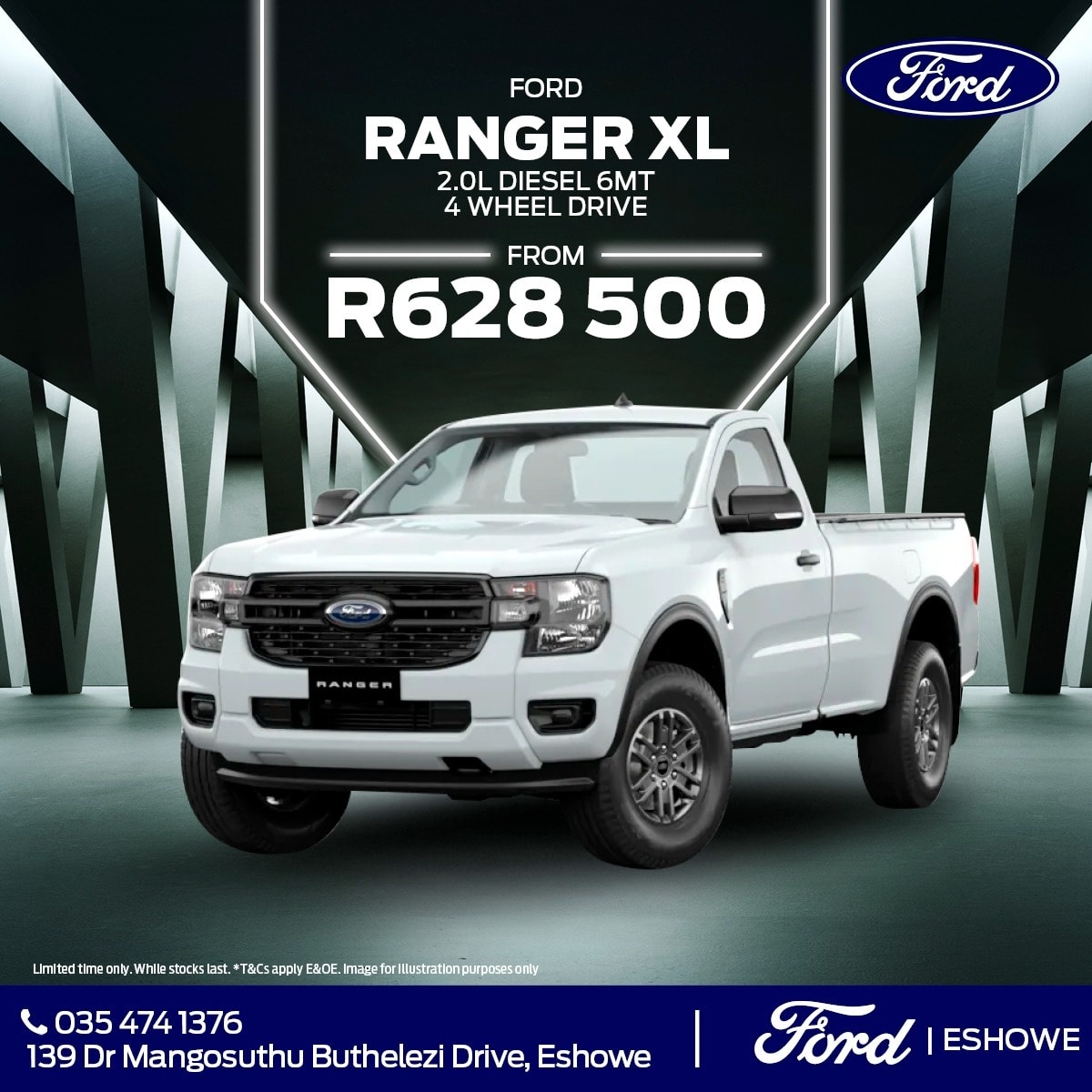 Eshowe - 🚘 Unleash the Power. Own the Road. Meet the Ford Ranger XL 2 ...
