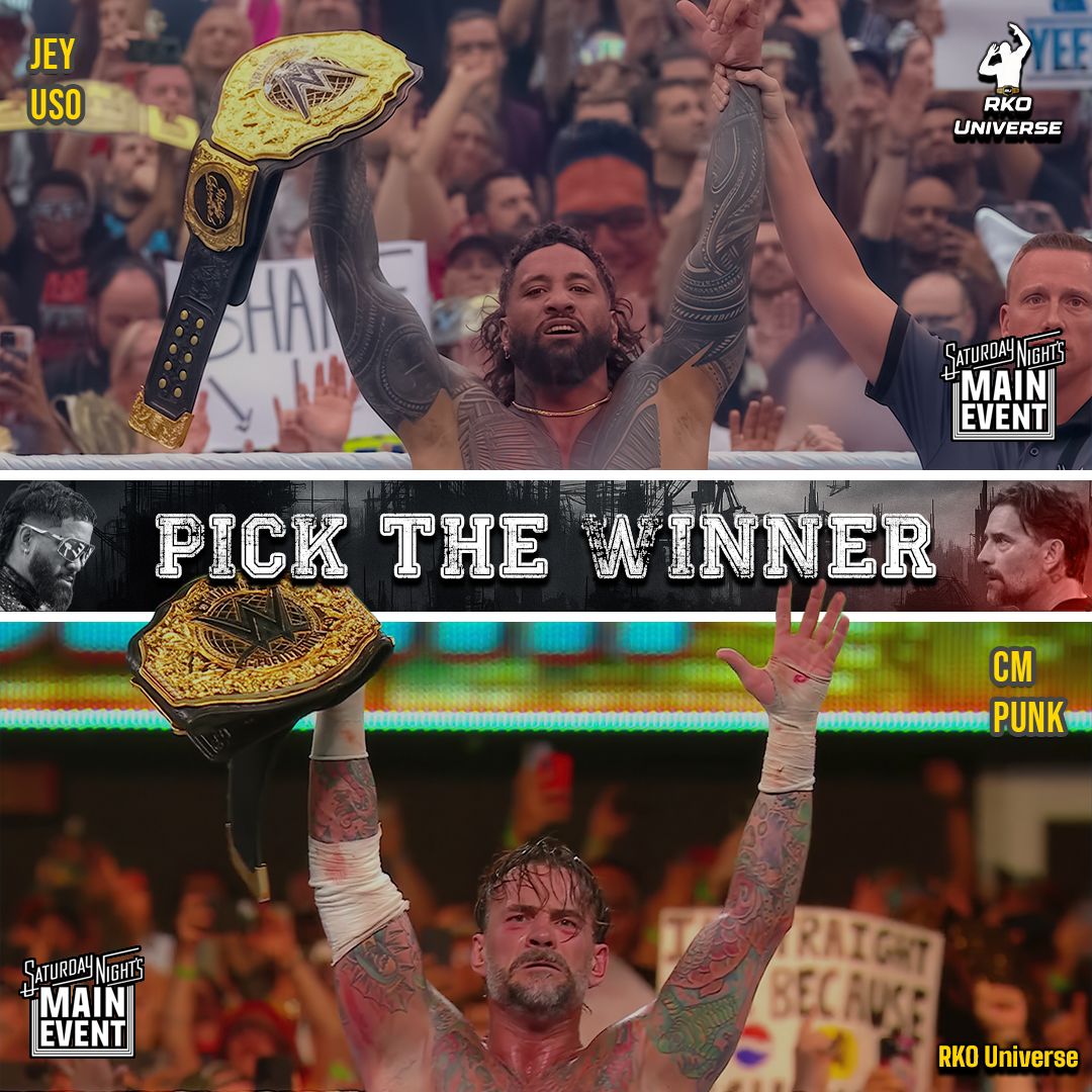 RKO - CM Punk or Jey Uso — who do you think will walk away with the WWE ...