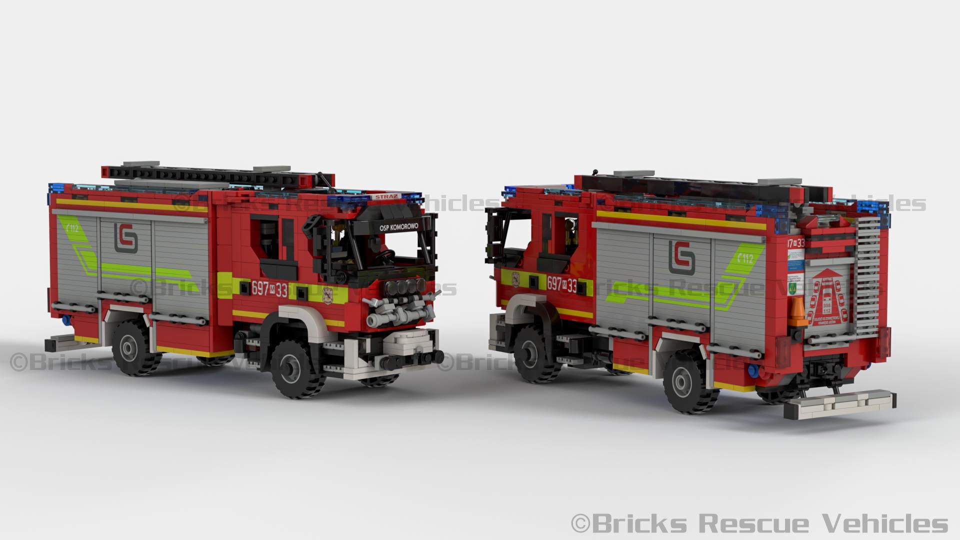 Bricks Rescue Vehicles