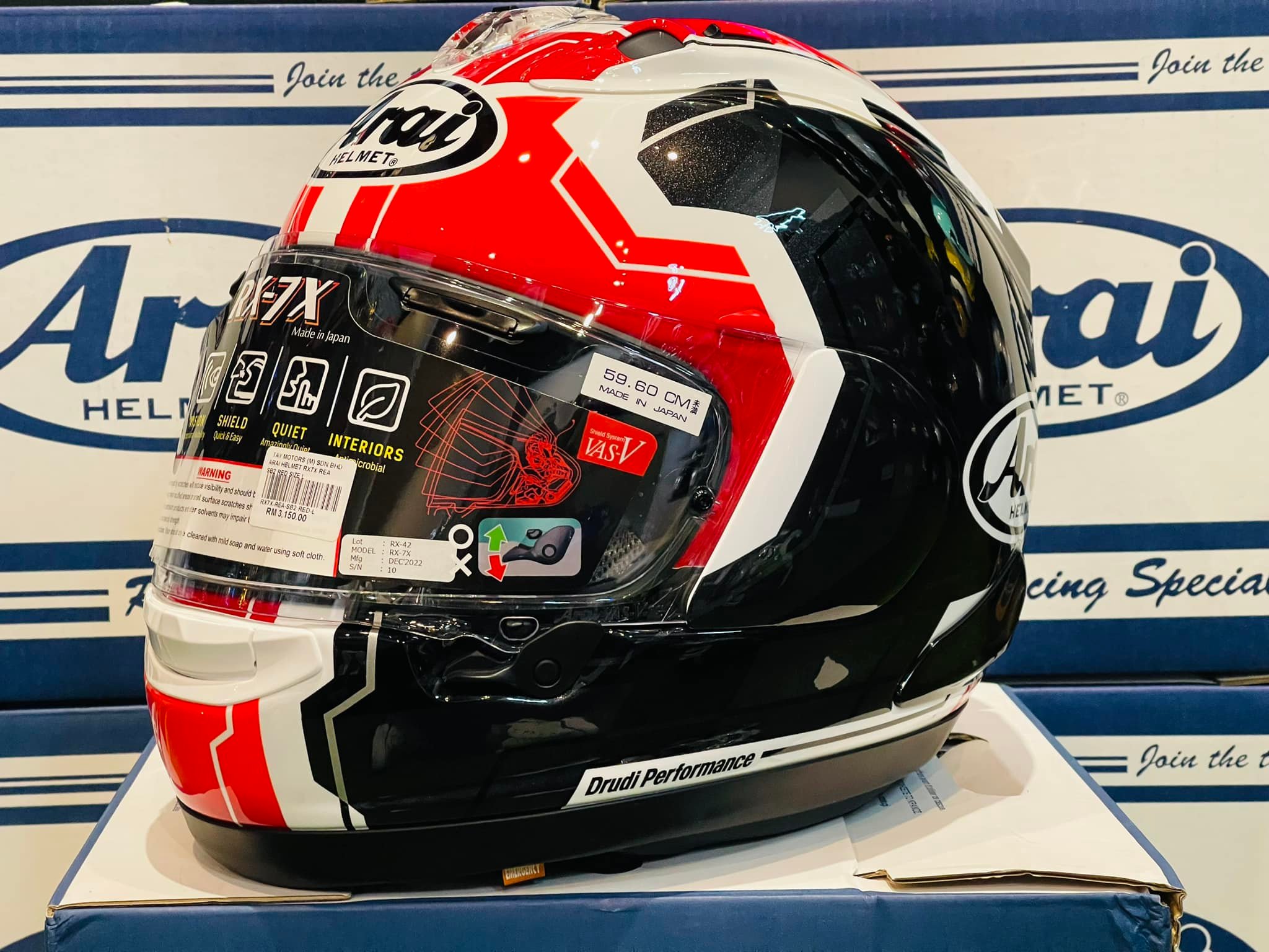 R E A D Y S T O C K ‼️ 🔥 ARAI RX-7X 🔥 ✓ REA SB2 GREEN (59.60CM