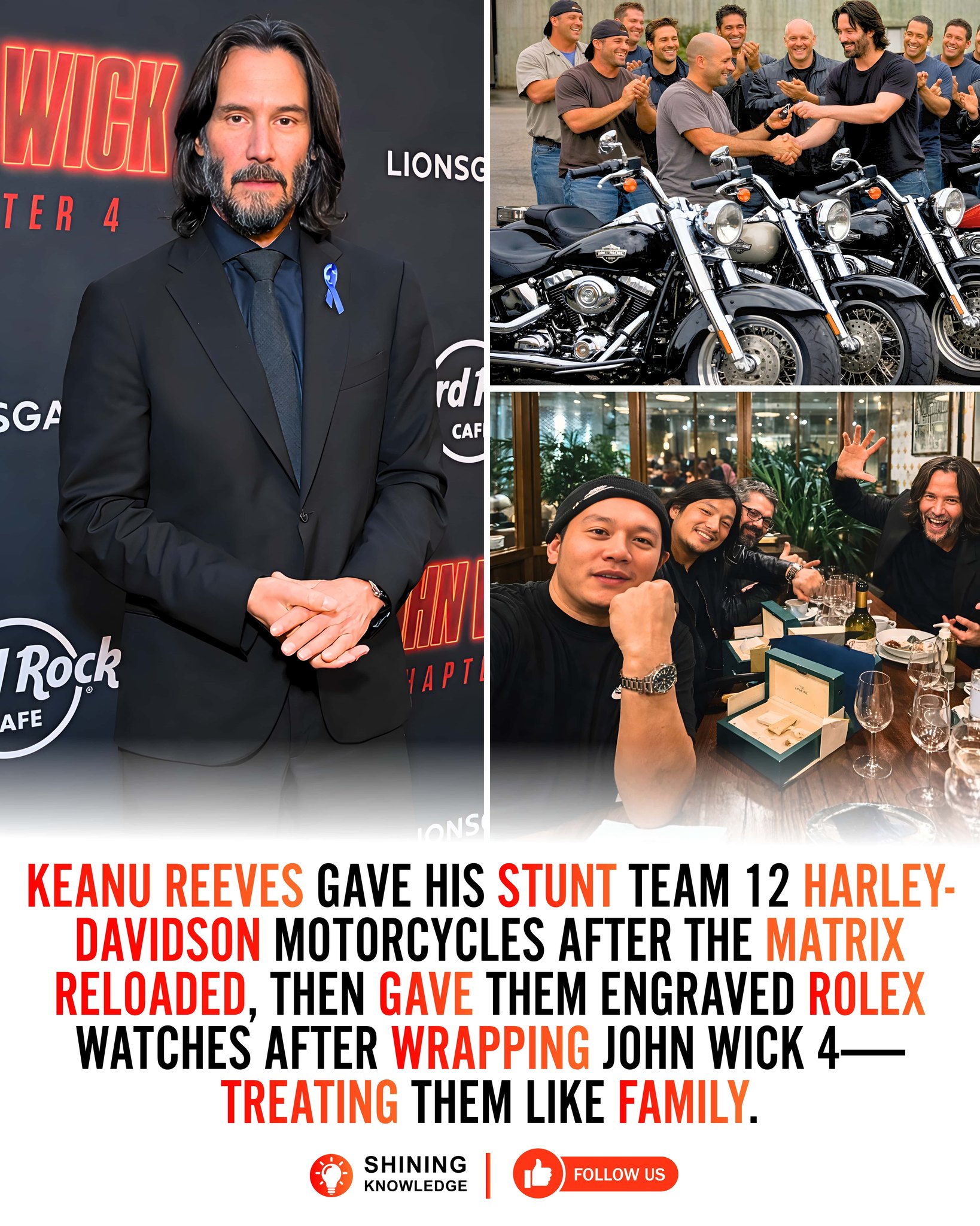 Shining - Keanu Reeves spends a lot of time on movie sets getting “shot ...