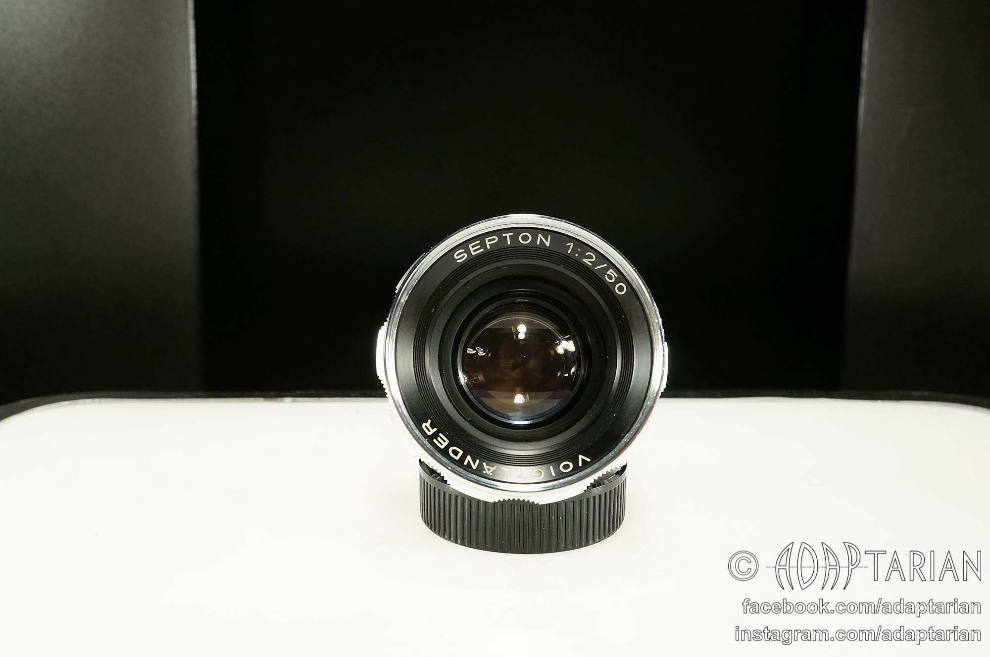 Voigtlander Septon 50mm f/2 lens review with Sony adapter | Silver