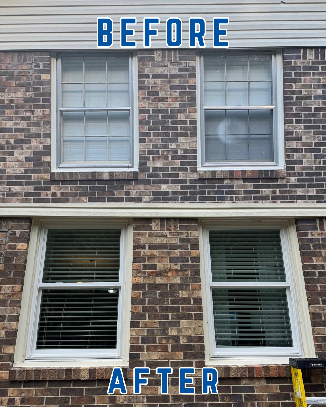 Henley - Before and After Window Transformation A clear view makes a ...