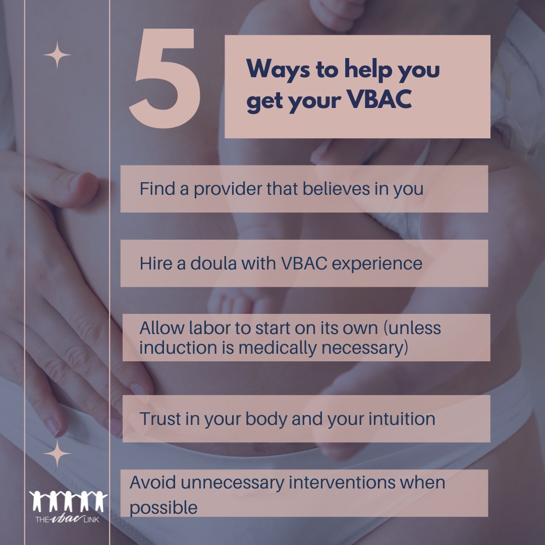 The VBAC Link - How to get your VBAC 1️⃣ Find a...