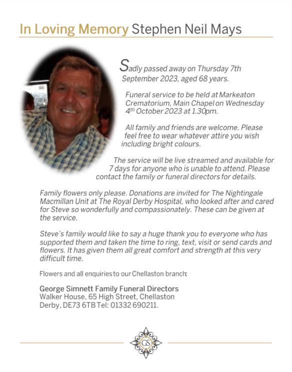 ️... - George Simnett Family Funeral Directors