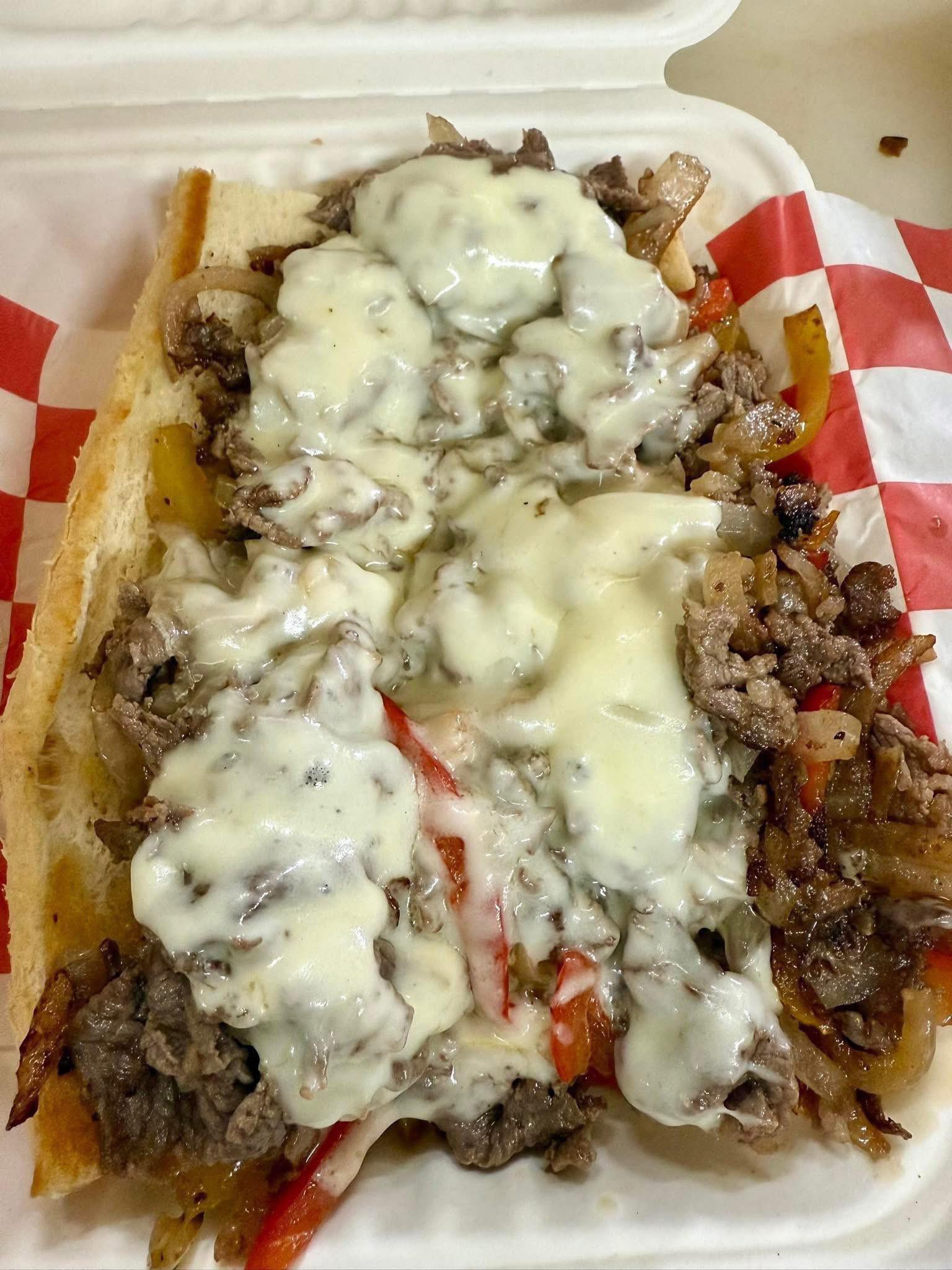 Bergstrom's - We use fresh ribeye shaved to order to make our Philly ...