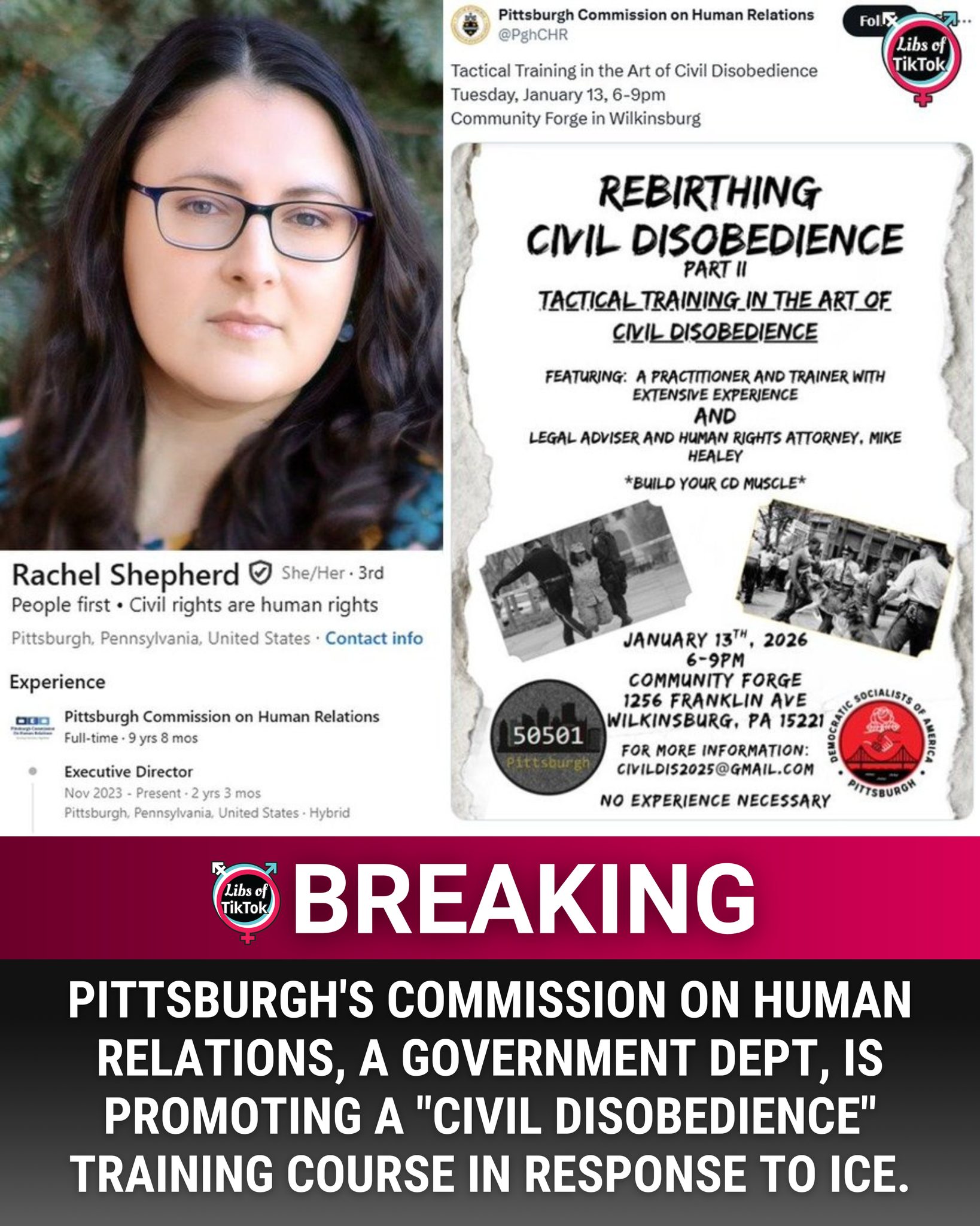 Libs of Tik Tok - BREAKING: Pittsburgh's Commission on... | Facebook