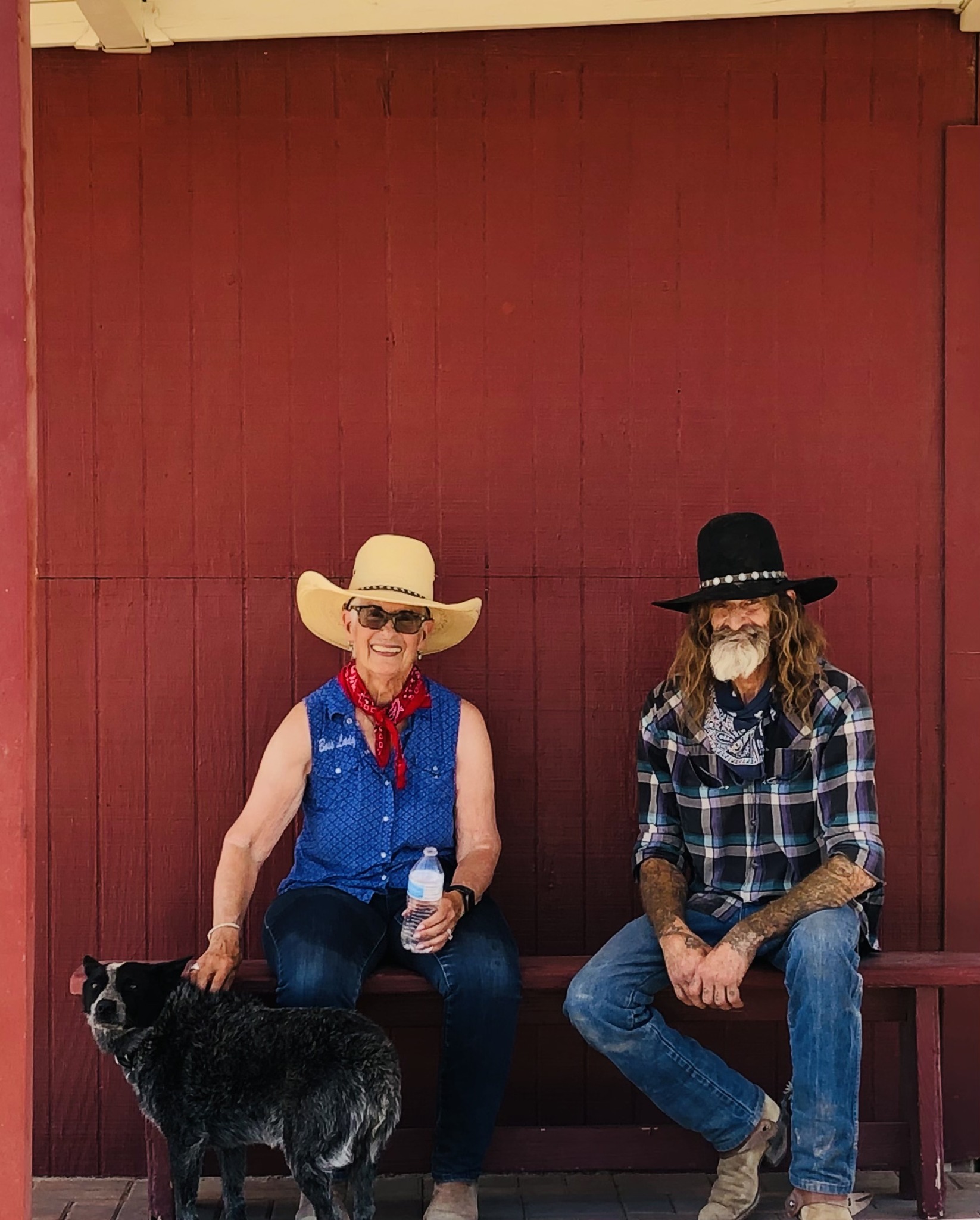 The Boss Lady and Bones enjoying a... - Sandy Valley Ranch | Facebook