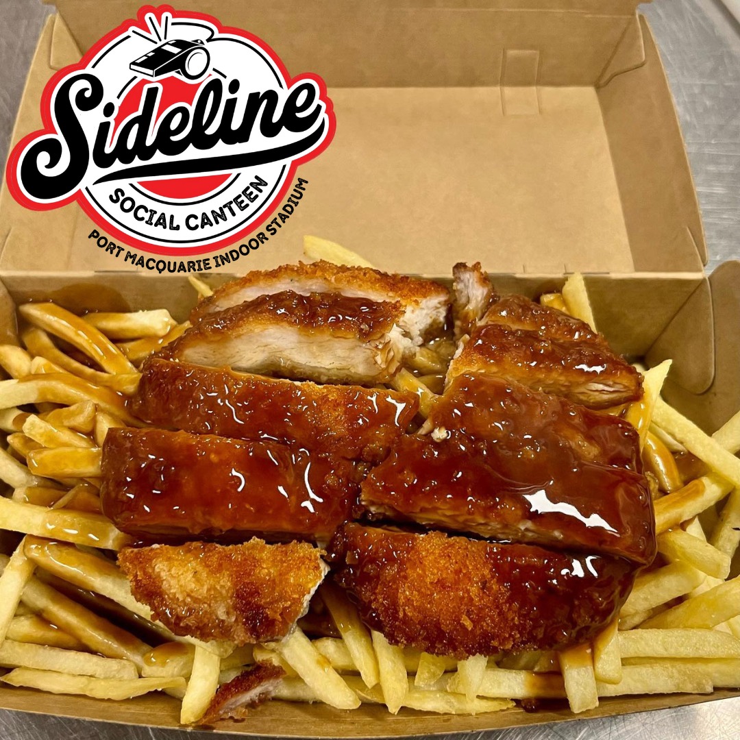 Sideline - 🍗Sideline Snitty Box! 🍗 Crispy fries topped with juicy ...