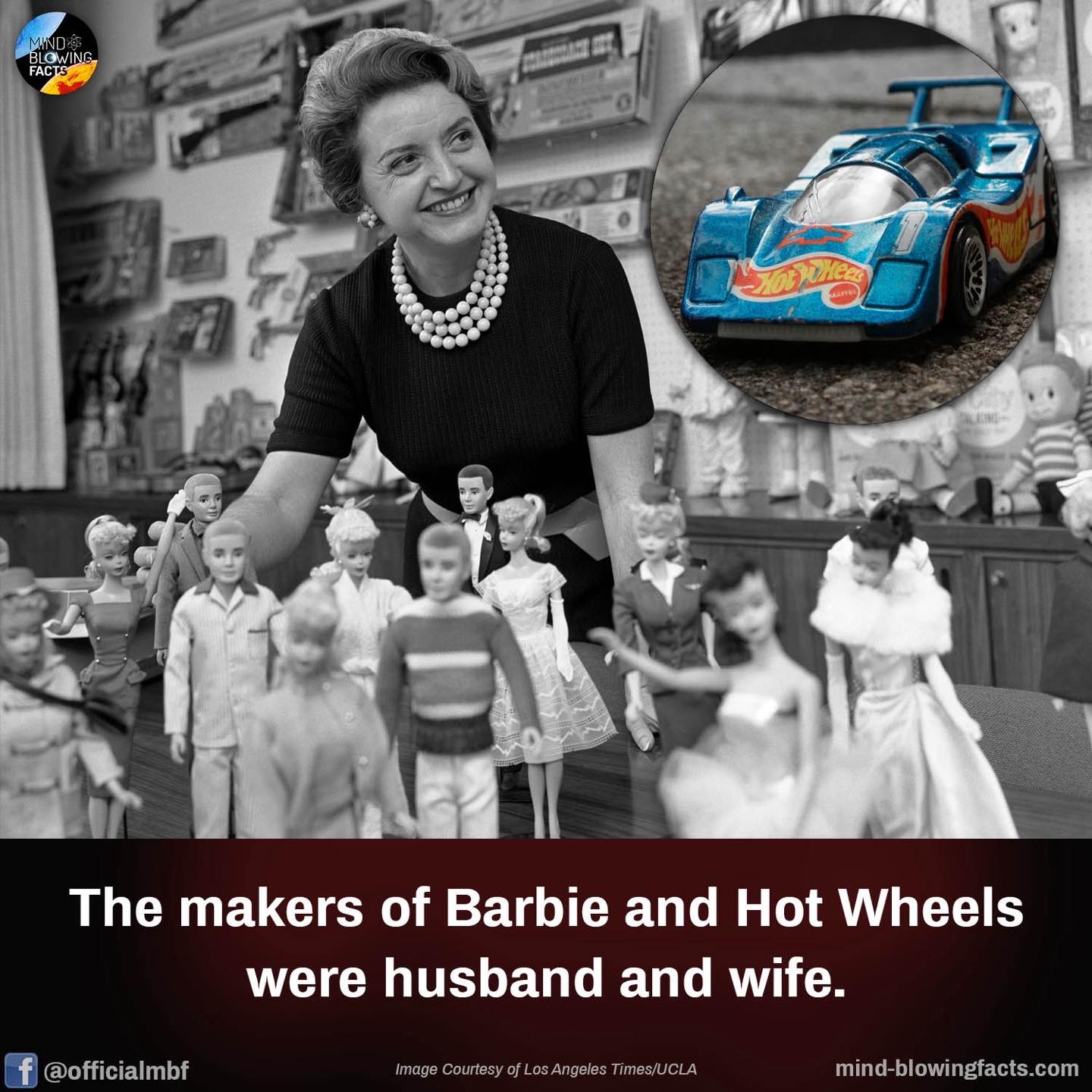 Ruth and Elliot Handler, a married... - Mind Blowing Facts | Facebook