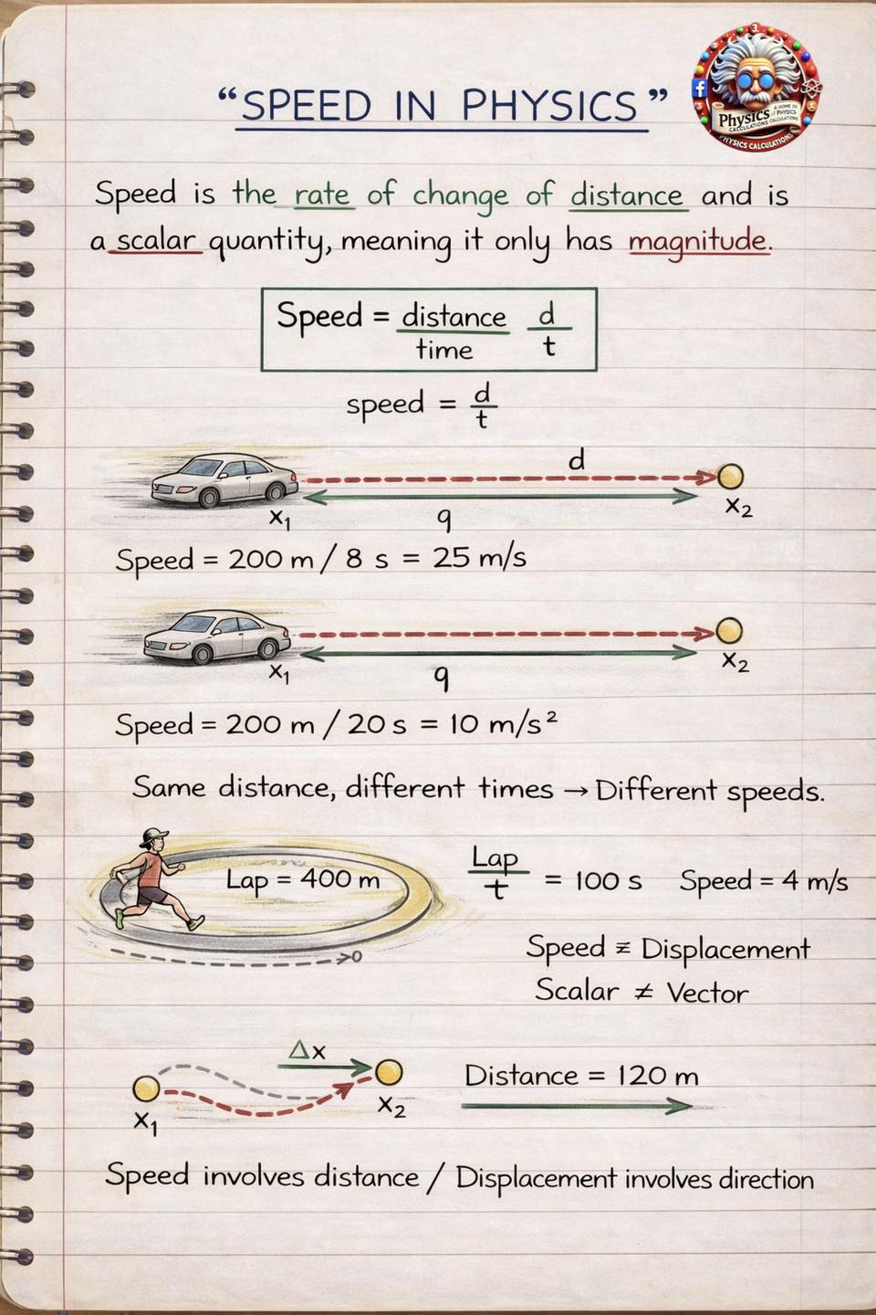 Physicscalculations - Speed in physics | Facebook