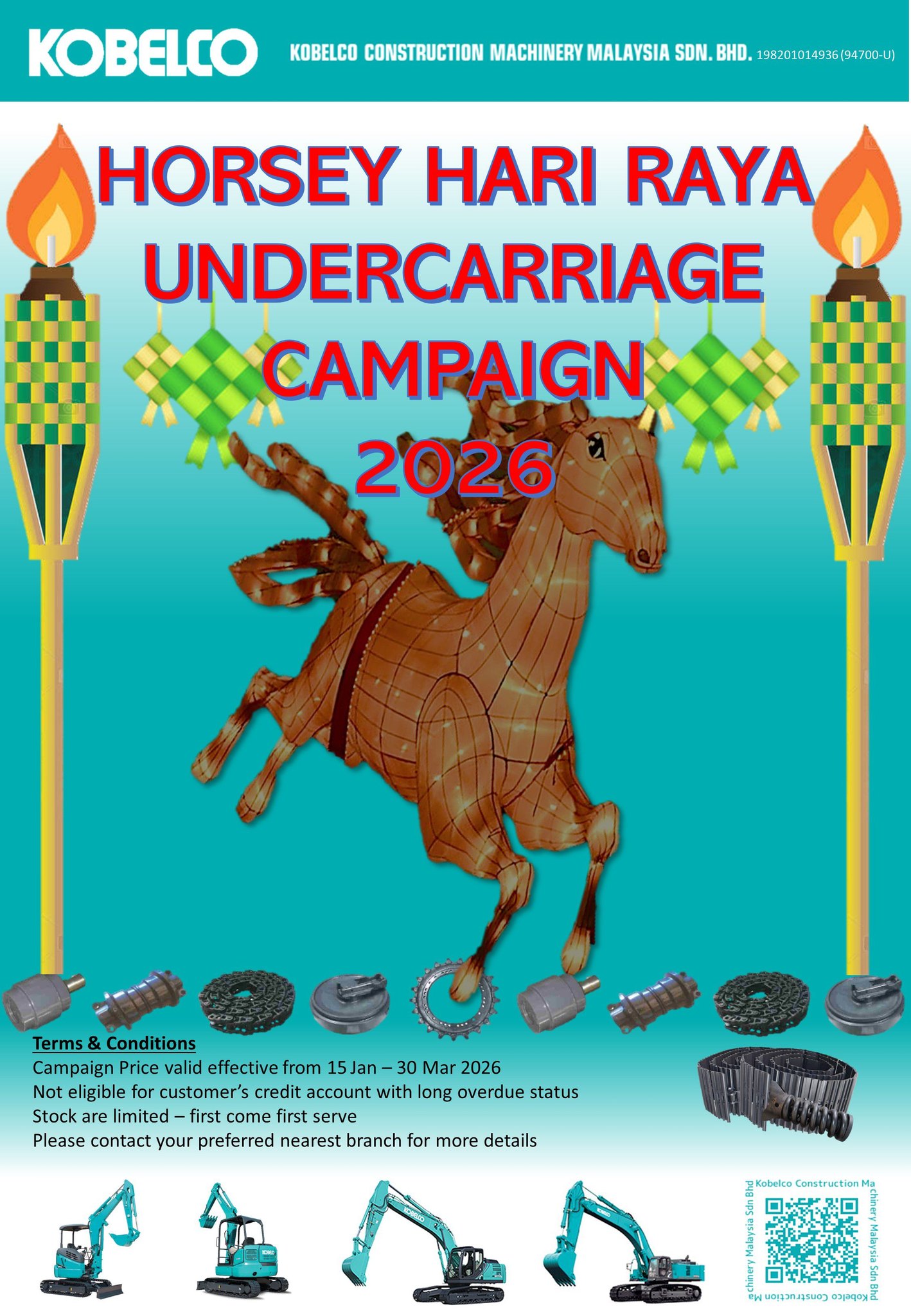 Kobelco - 🔔Undercarriage Campaign🔔 Dear Valued Customer, #kobelco ...