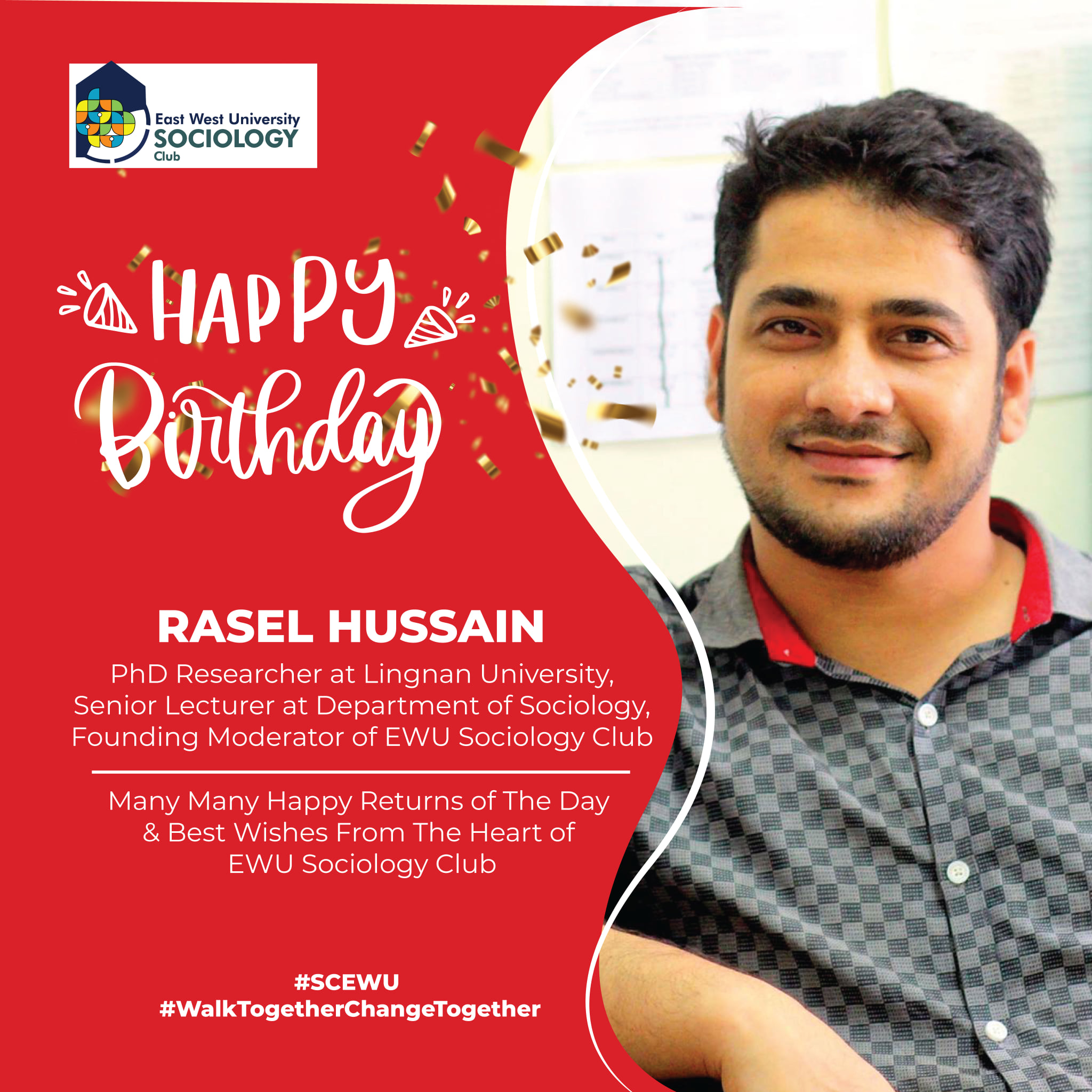 EWU - Happy Birthday to our Founding moderator, Lecturer at the ...