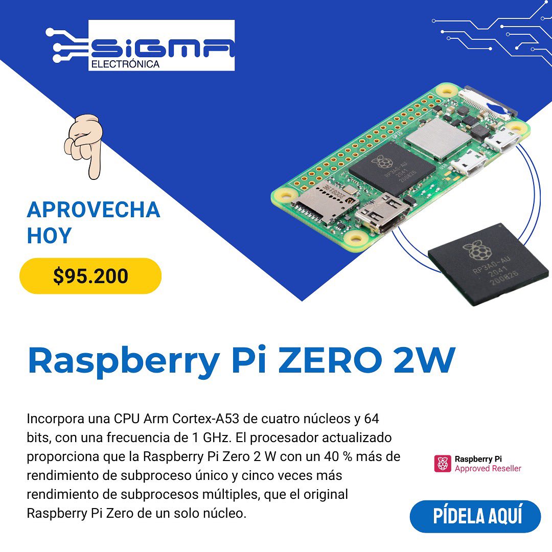Raspberry Pi Zero 2 W ofrece LAN... - Sigma Electrónica