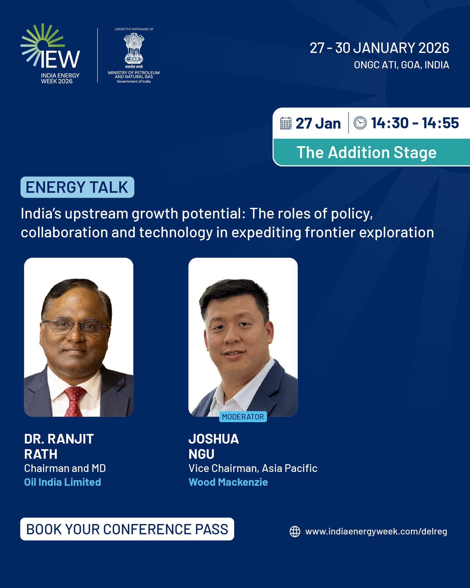 India - Join us at India Energy Week 2026 for the Energy Talk “India’s ...