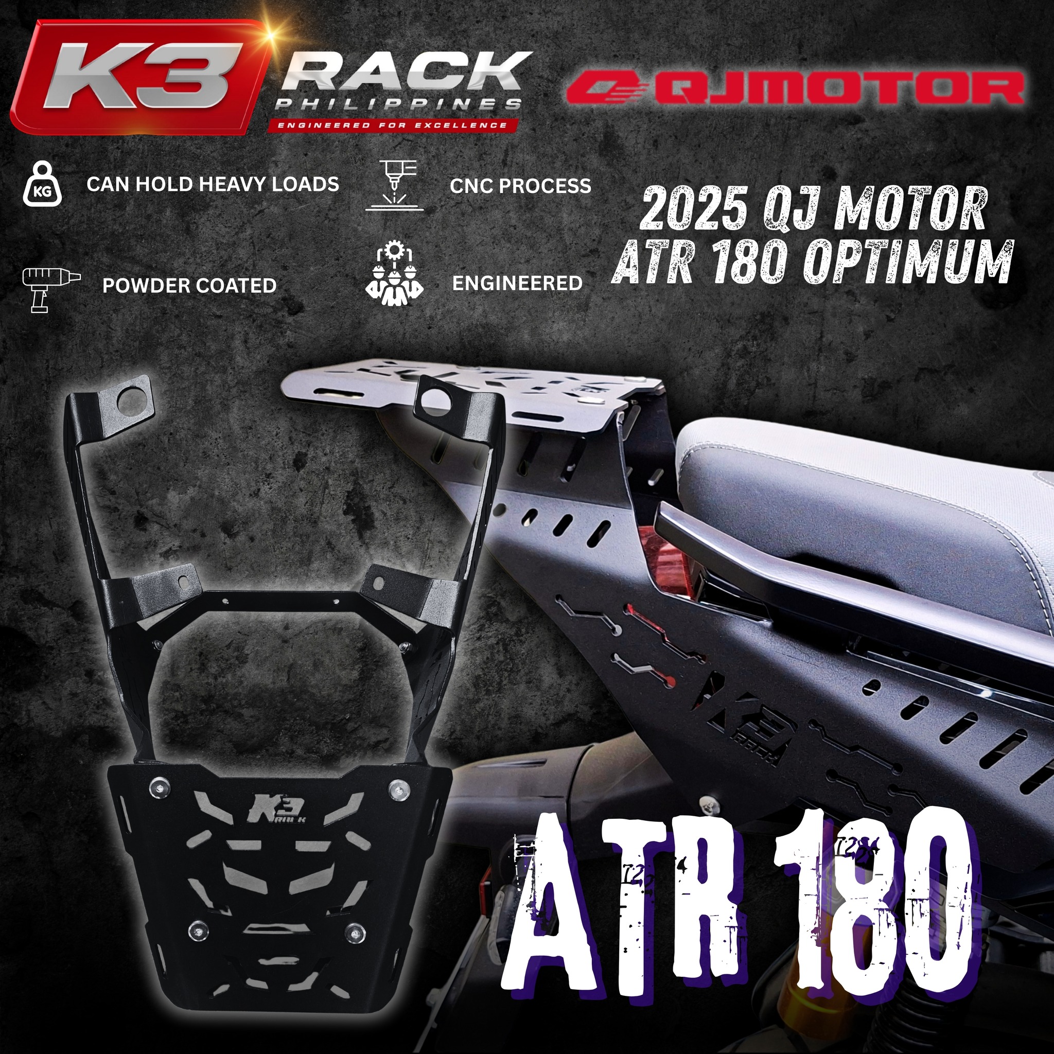 K3 - Upgrade your ride with the K3 Rack Philippines ATR 180 Optimum for ...