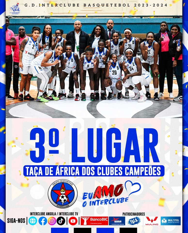 #Basquetebol 🏀 ‼️3º lugar da Taça de... - Interclube Angola