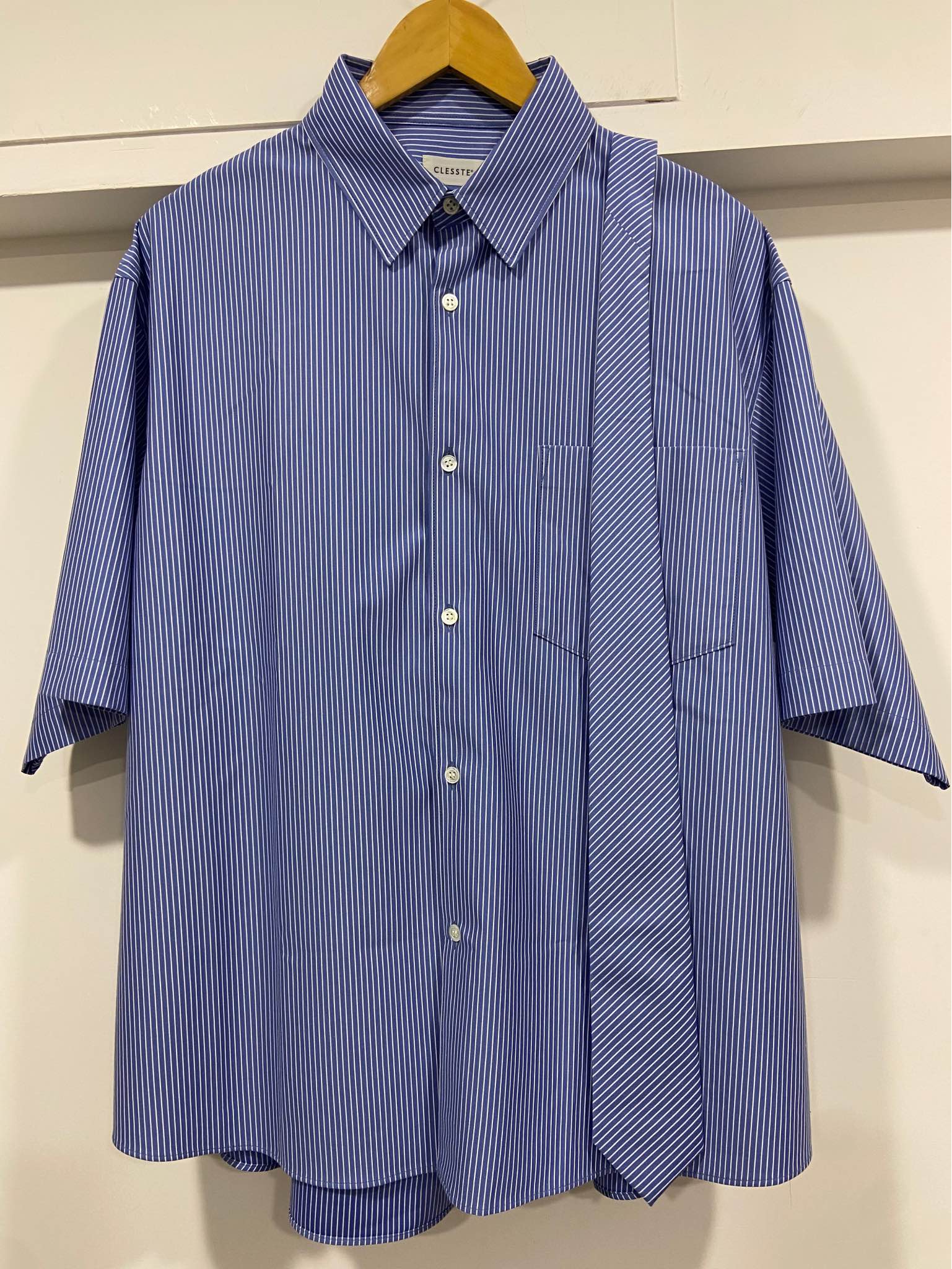 Clesste STRIPED CITY S/S KNIT SHIRTS - Casual Shirts - New Taipei 