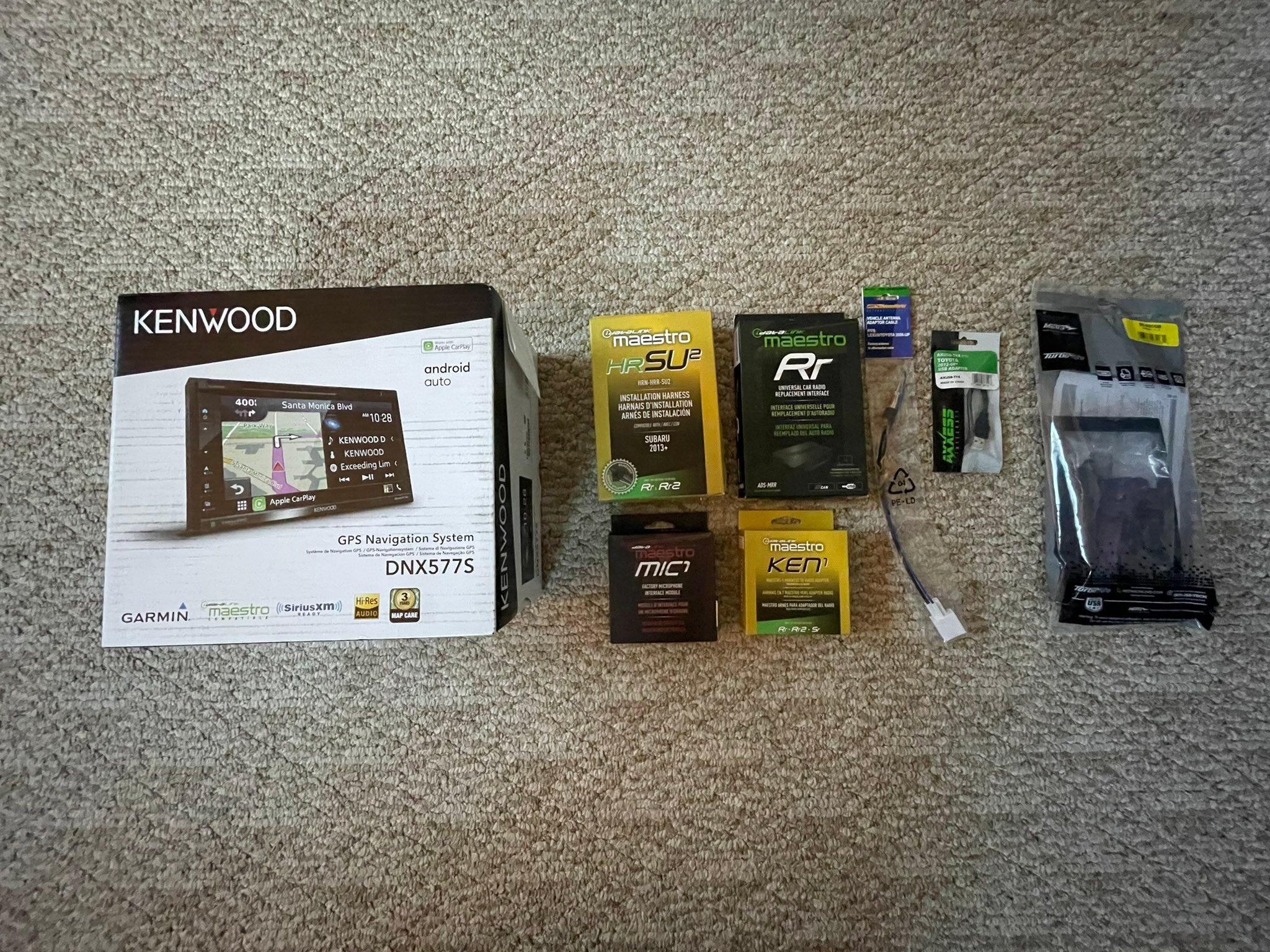 Upgraded sound system in 2013 Subaru XV Crosstrek with Kenwood DNX577S