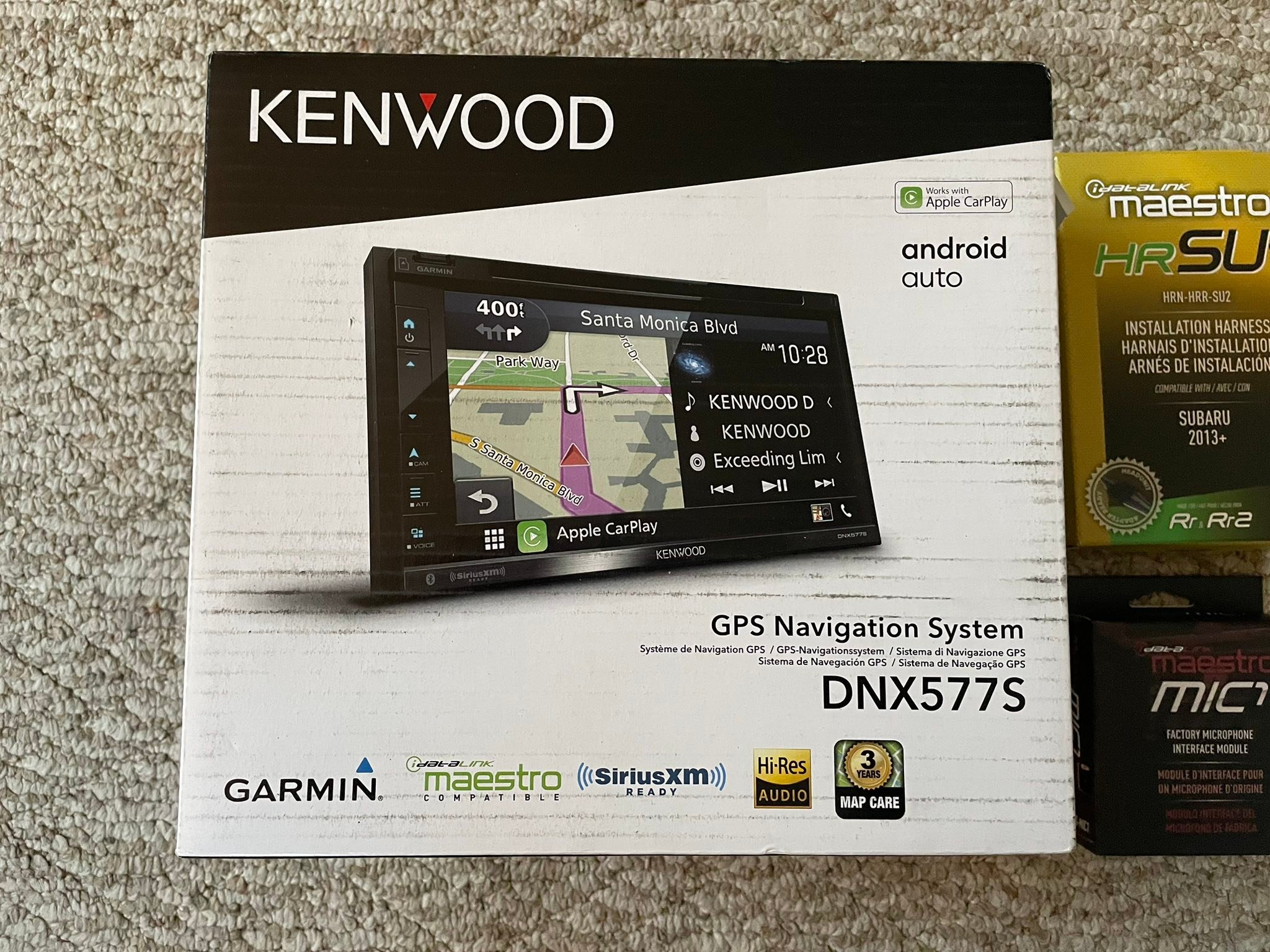 Upgraded sound system in 2013 Subaru XV Crosstrek with Kenwood DNX577S