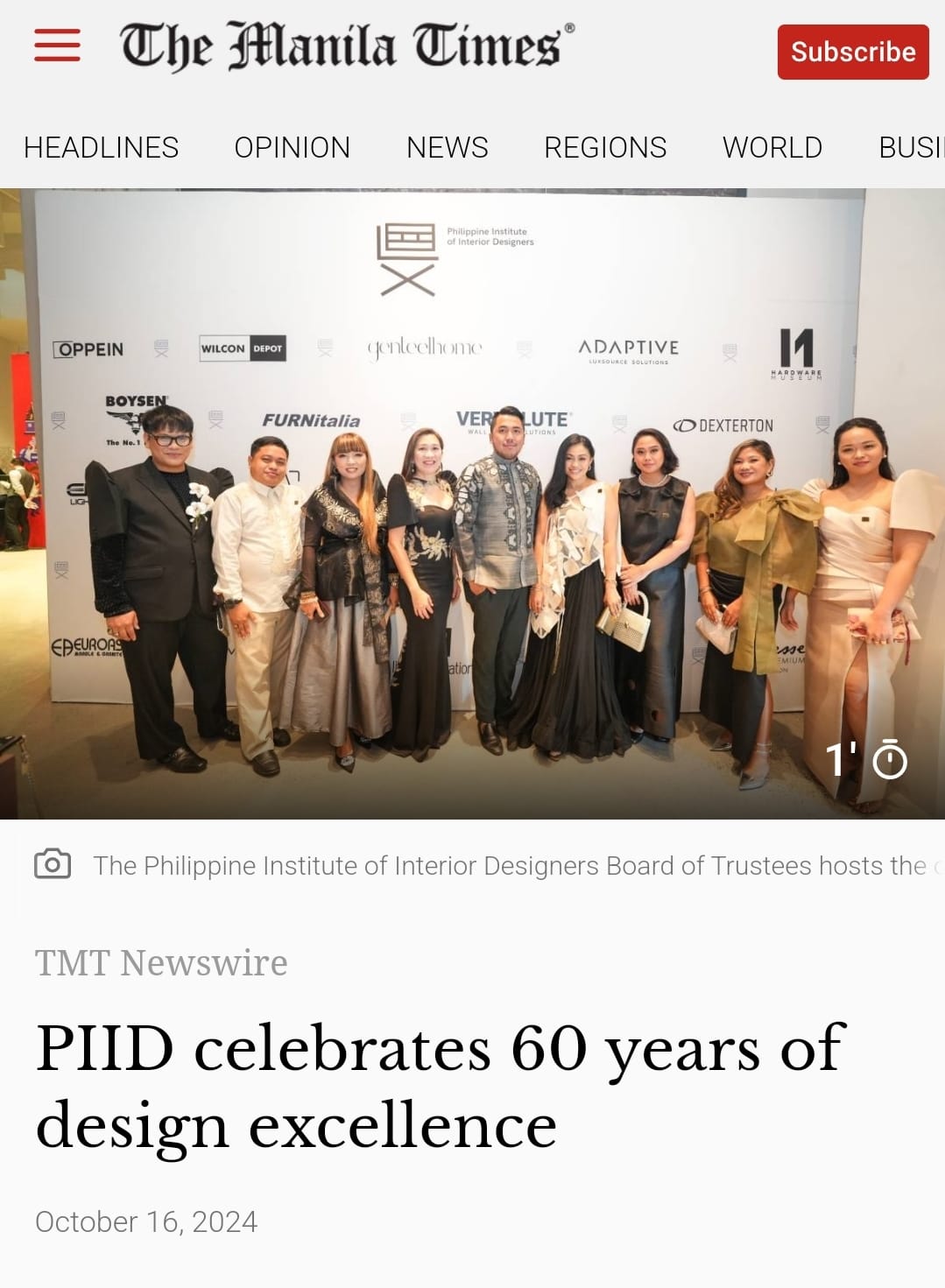 Philippine - Six decades of design excellence. #LXPIID #OnePIID ...