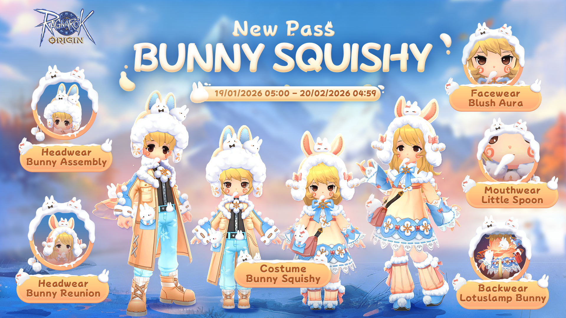 🐰New Pass - Bunny Squishy🐰... - Ragnarok Origin Thailand | Facebook
