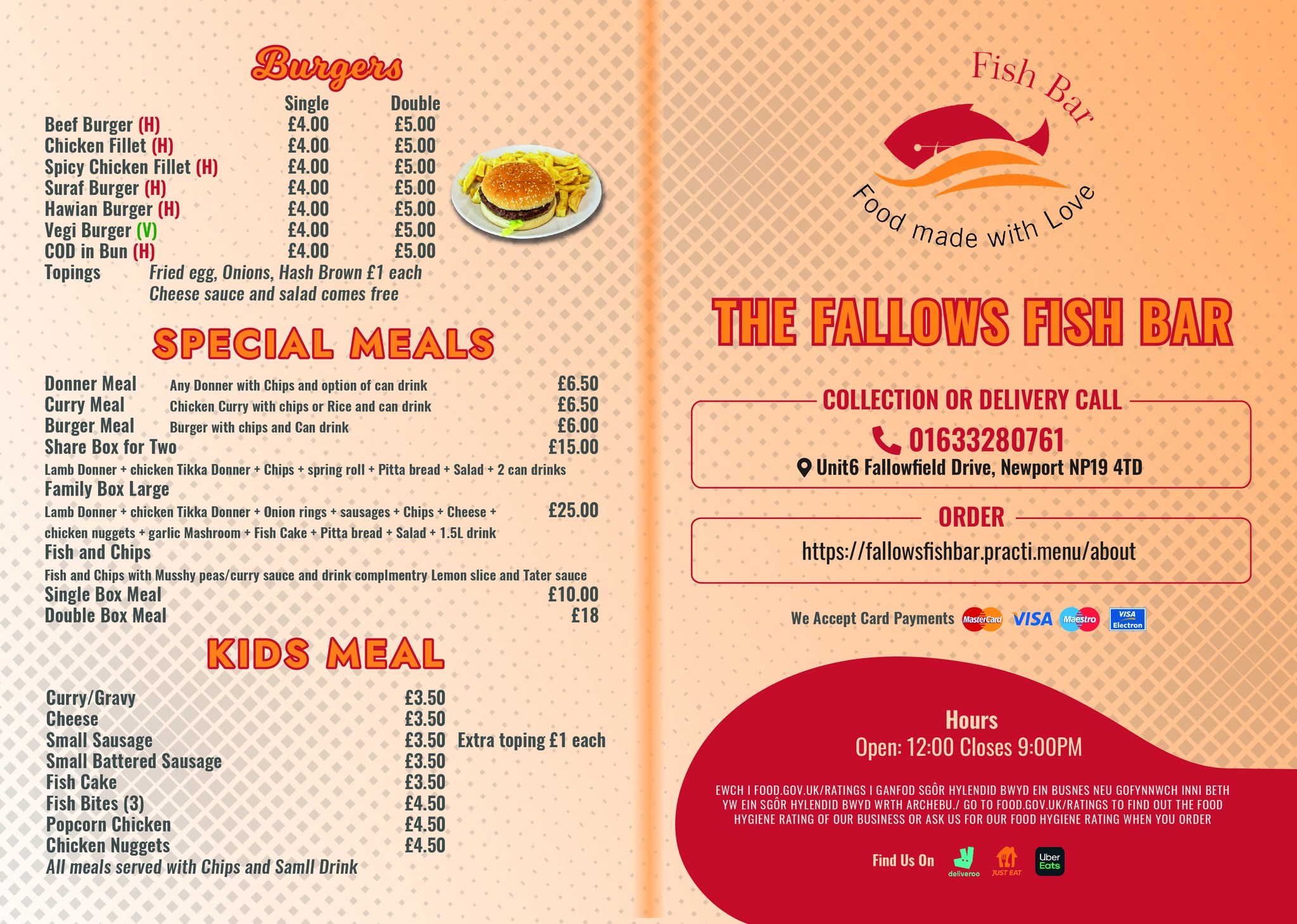 The Fallows Fish Bar | Newport